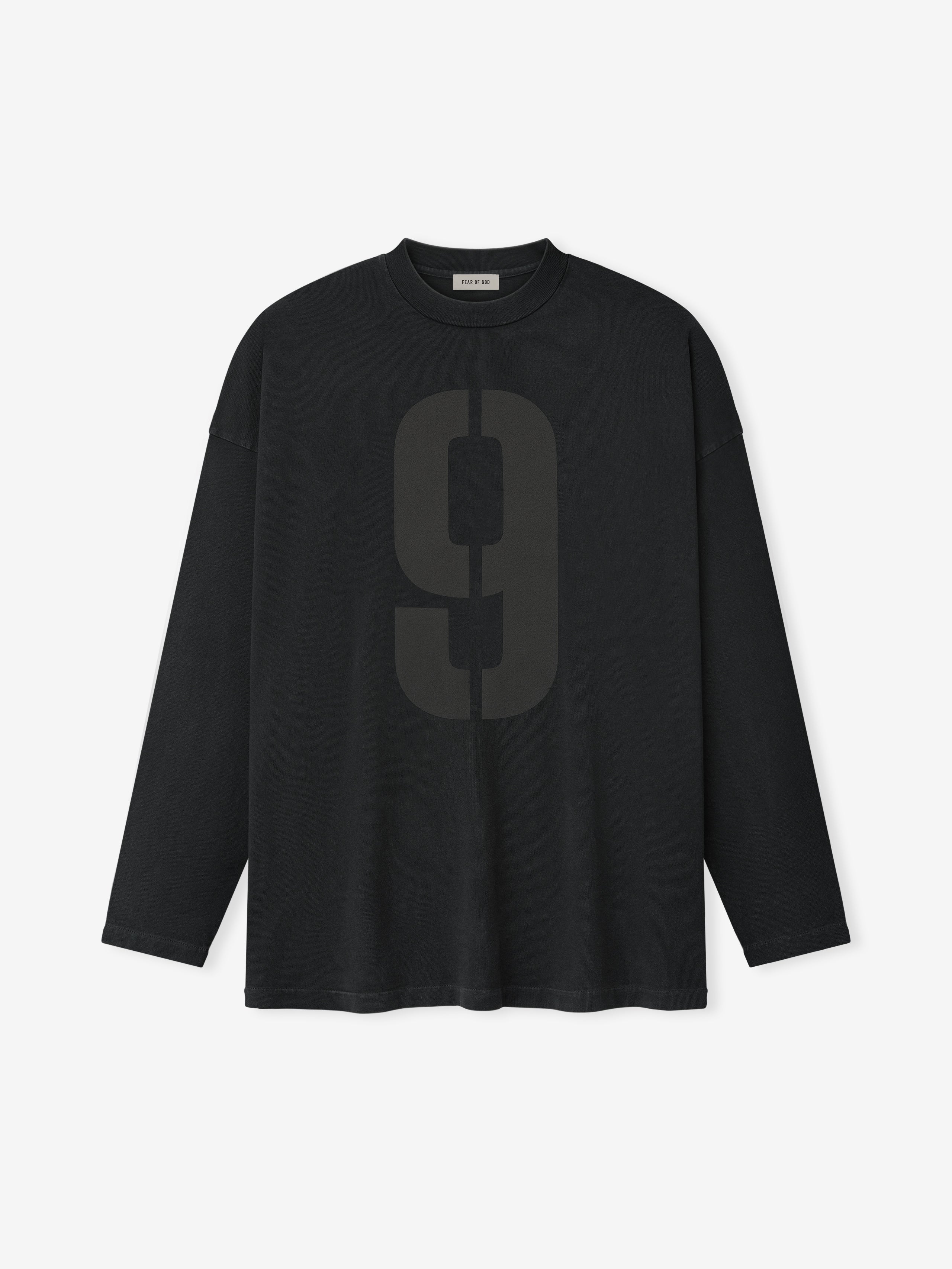 Essentials 9 Long Sleeve Tee Black