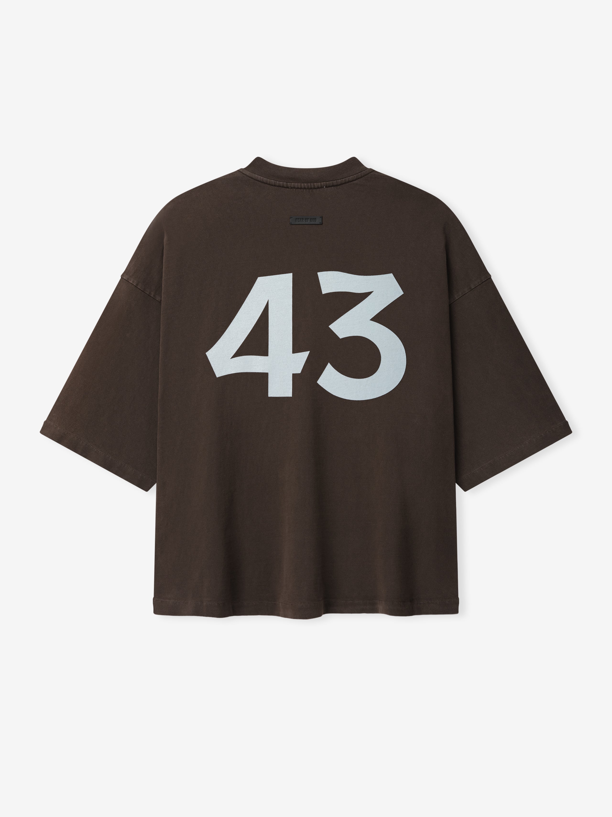 Essentials Fear Of God, 43 Tee Dark Brown