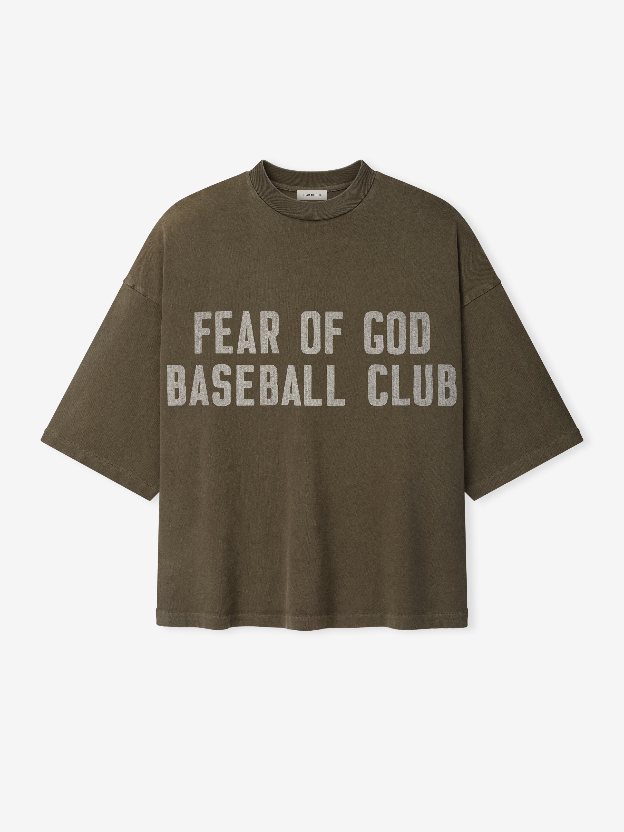 Essentials Baseball Club Tee Faded Brown