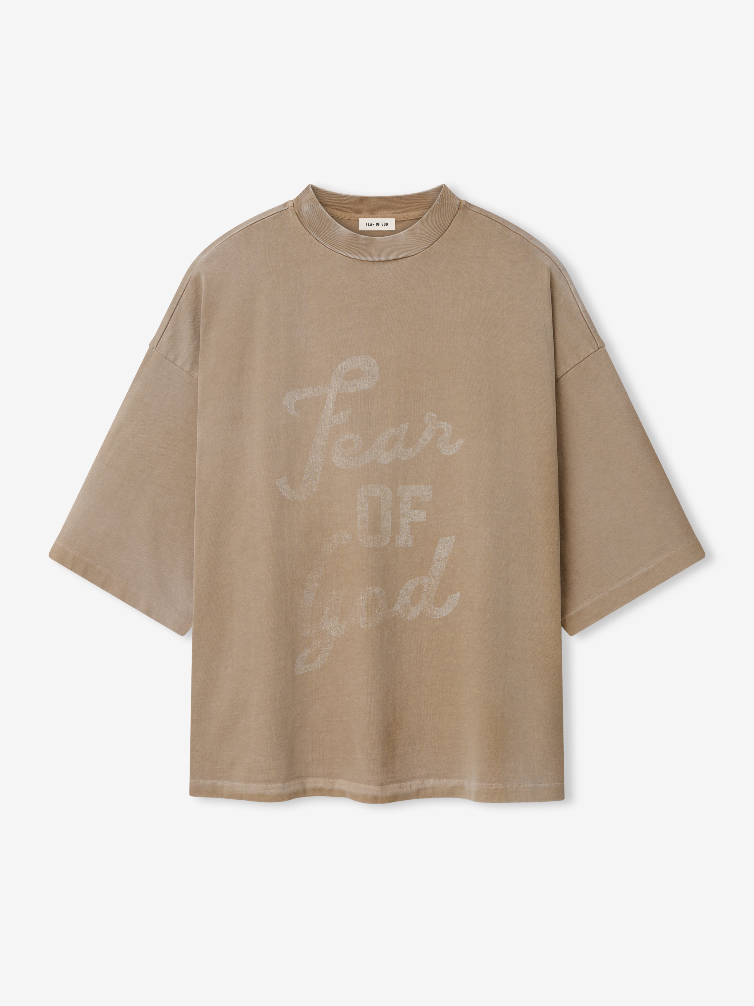 Essentials Fear Of God 9 Tee Dune Pearl