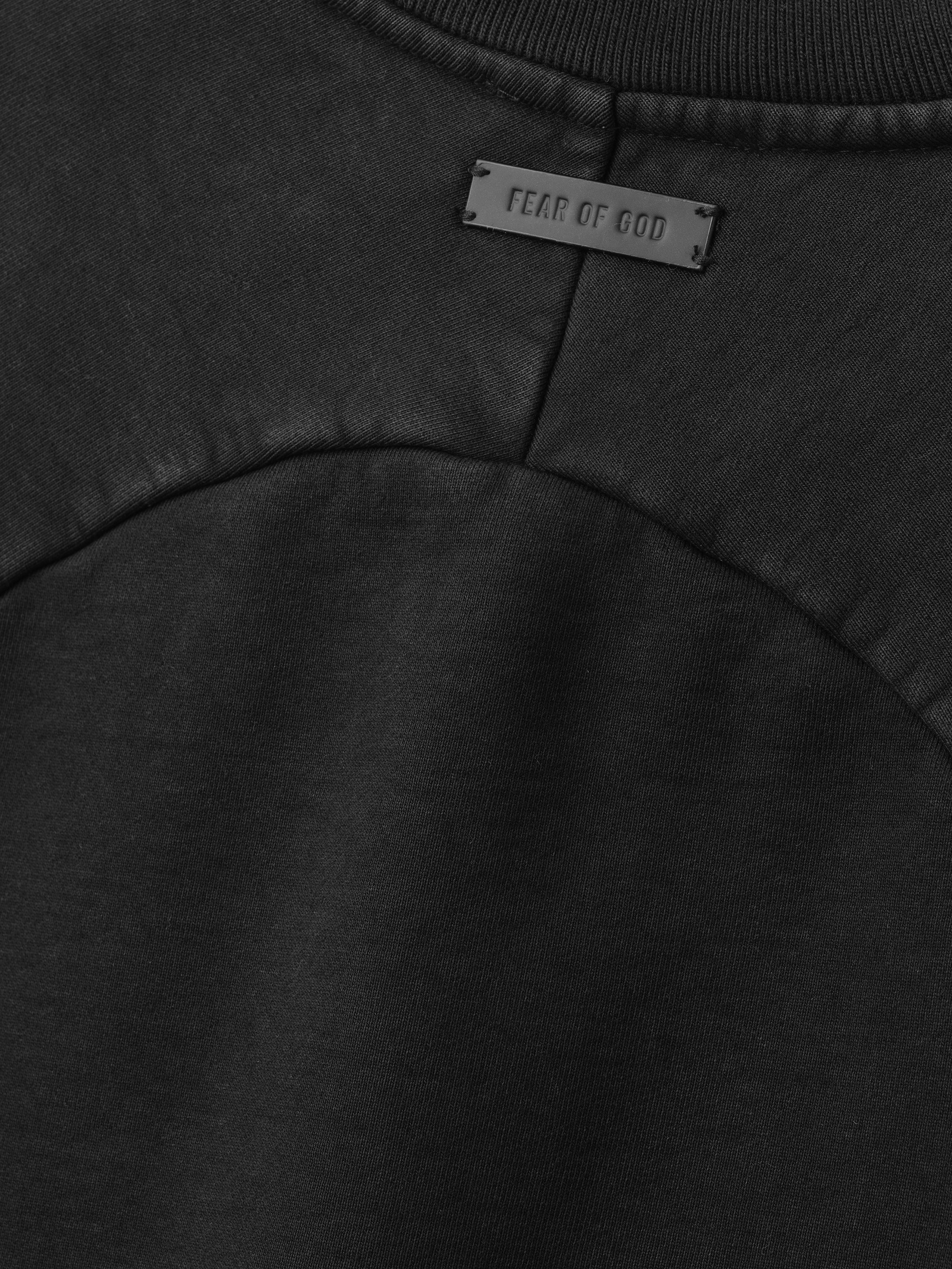 Essentials Sunfaded Classic Half Raglan Sweatshirt Black