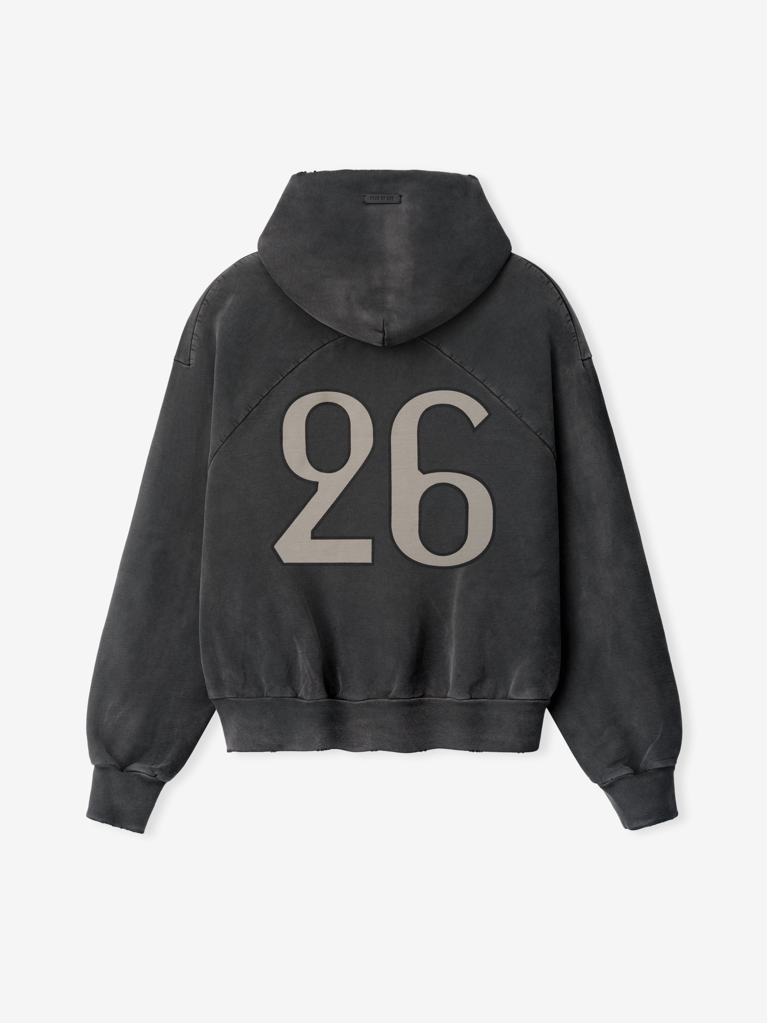 Essentials 26 Classic Half Raglan Hoodie Off Black