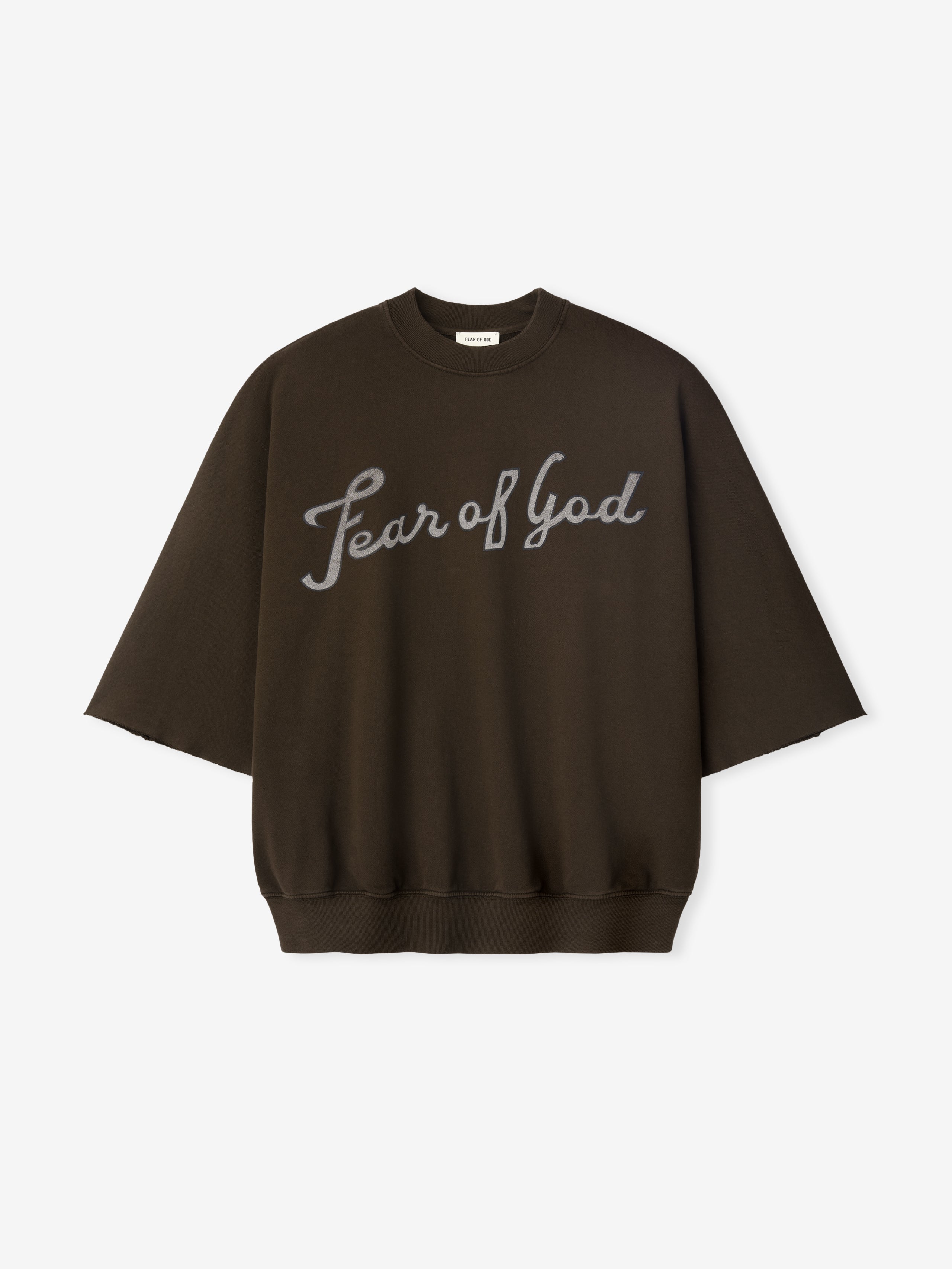 Essentials 43 Cut Sleeve Sweatshirt Dark Brown