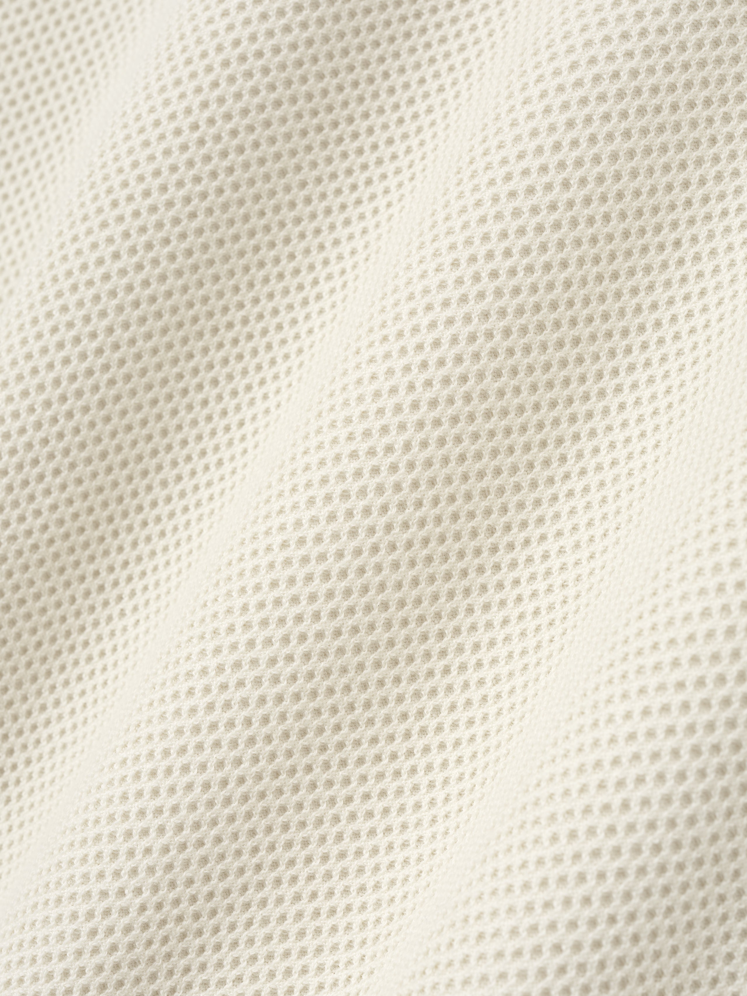 Essentials Wool Cotton Sport Mesh Knit Sweater Cream