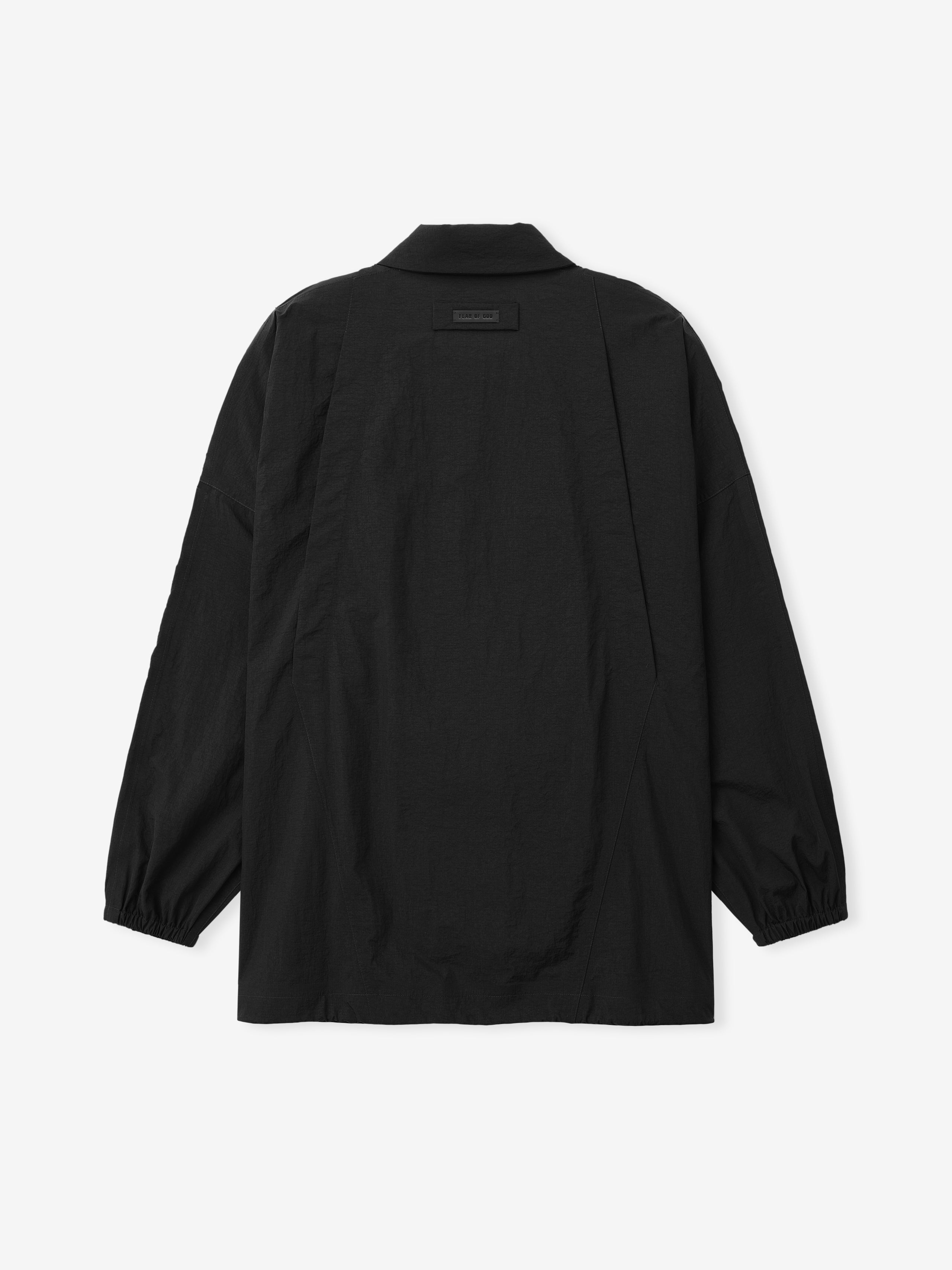 Essentials Nylon Ripstop Tech Windbreaker Black