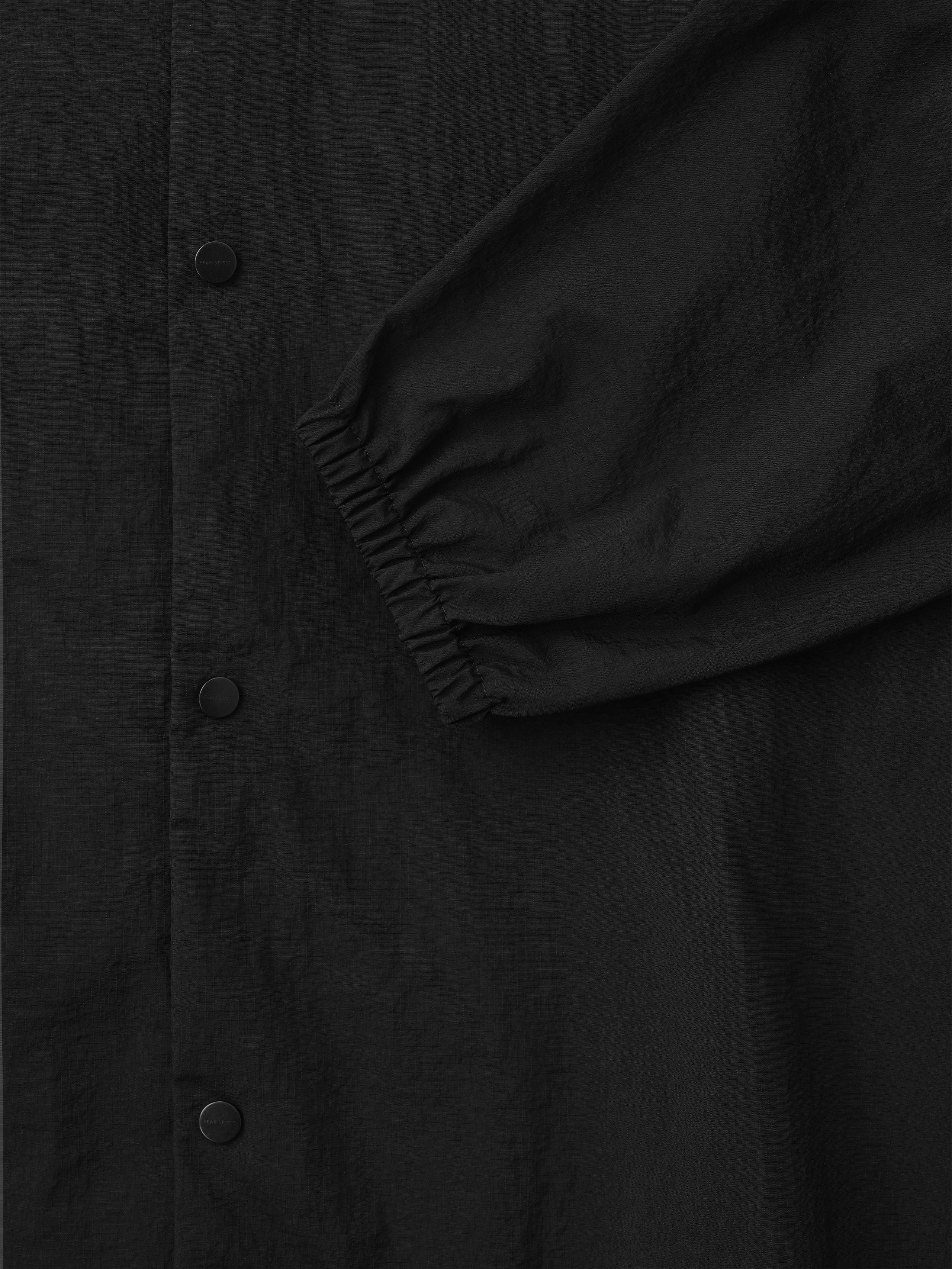Essentials Nylon Ripstop Tech Windbreaker Black
