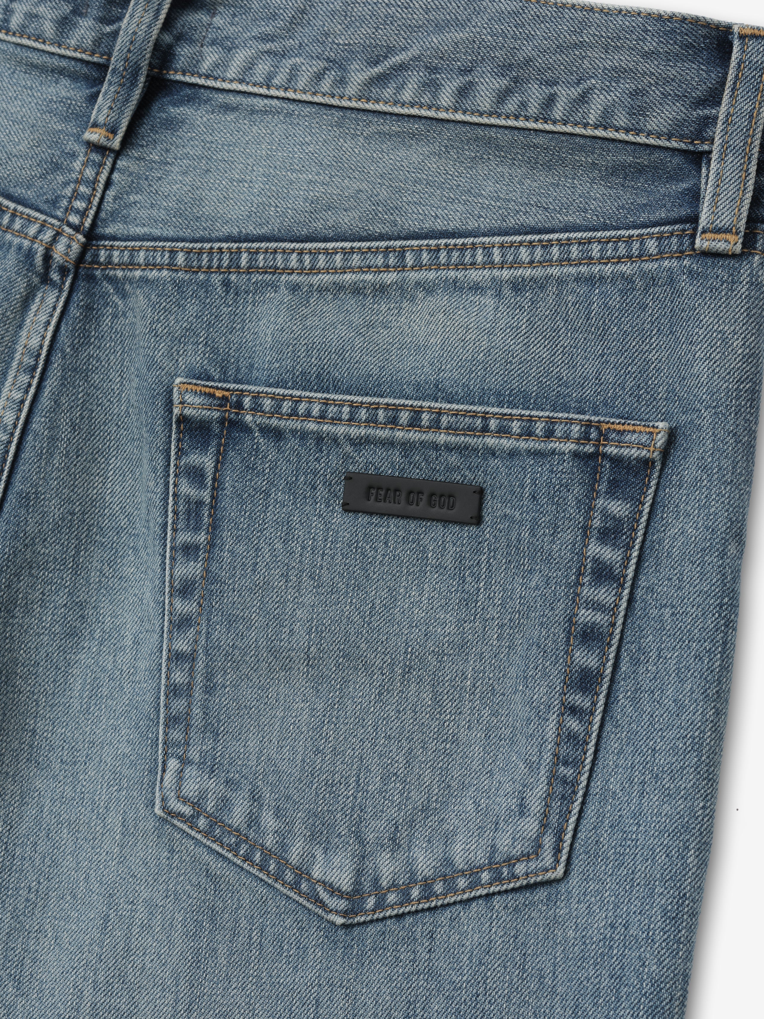 Essentials Straight 5 Pocket Medium Indigo
