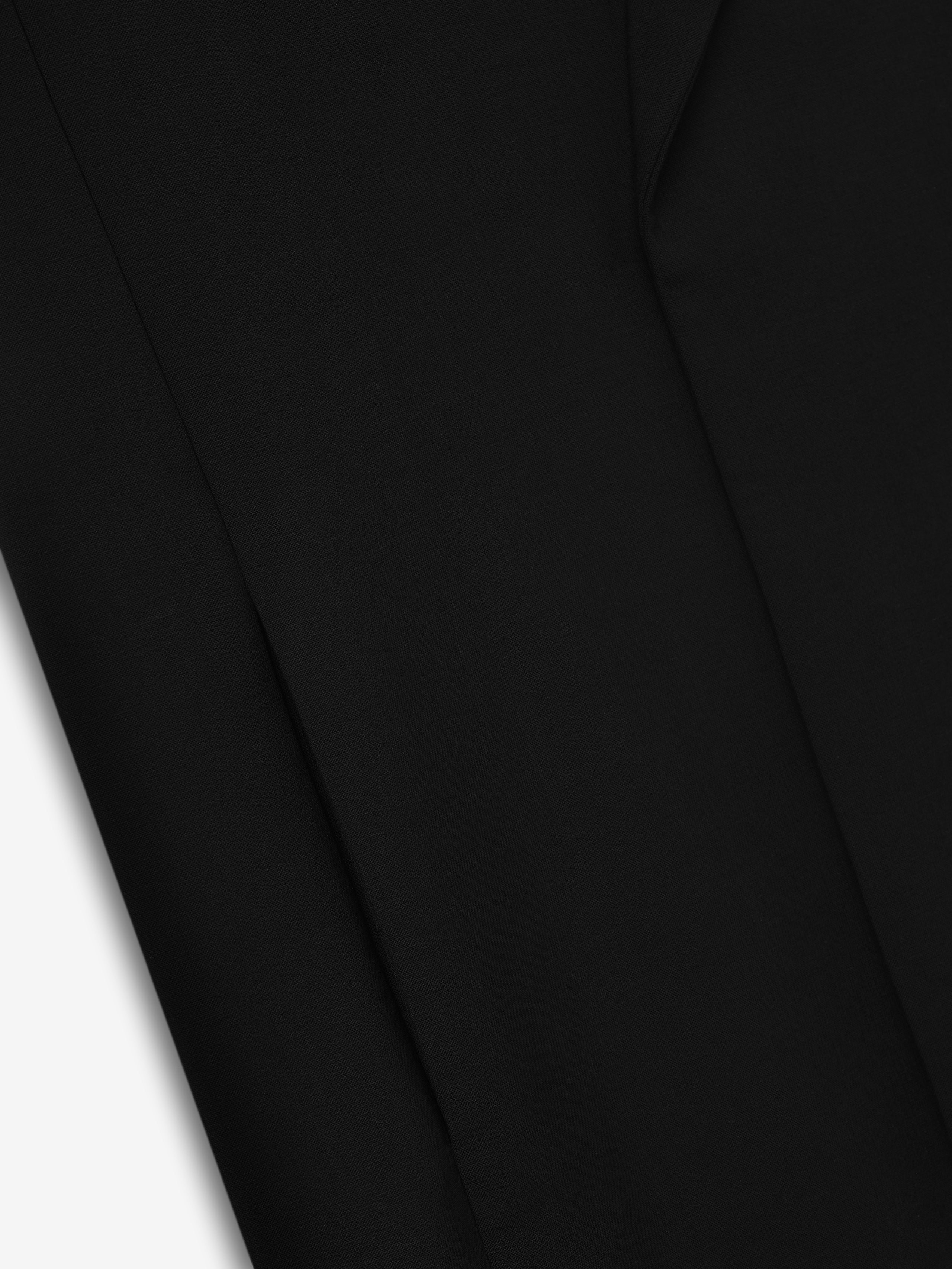 Essentials Double Weave Wool Crewneck Jacket Black