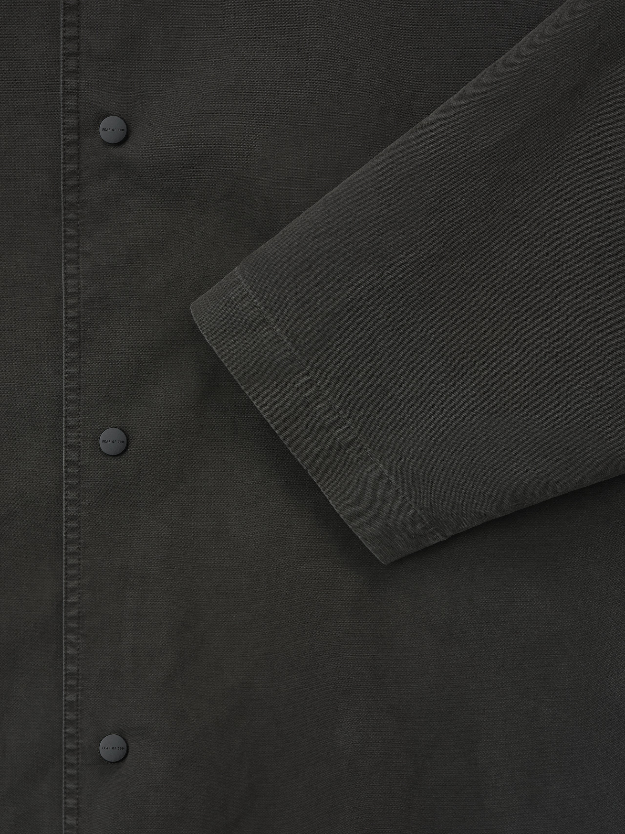 Essentials Garment Dyed Cotton Sport Jacket Dark Grey