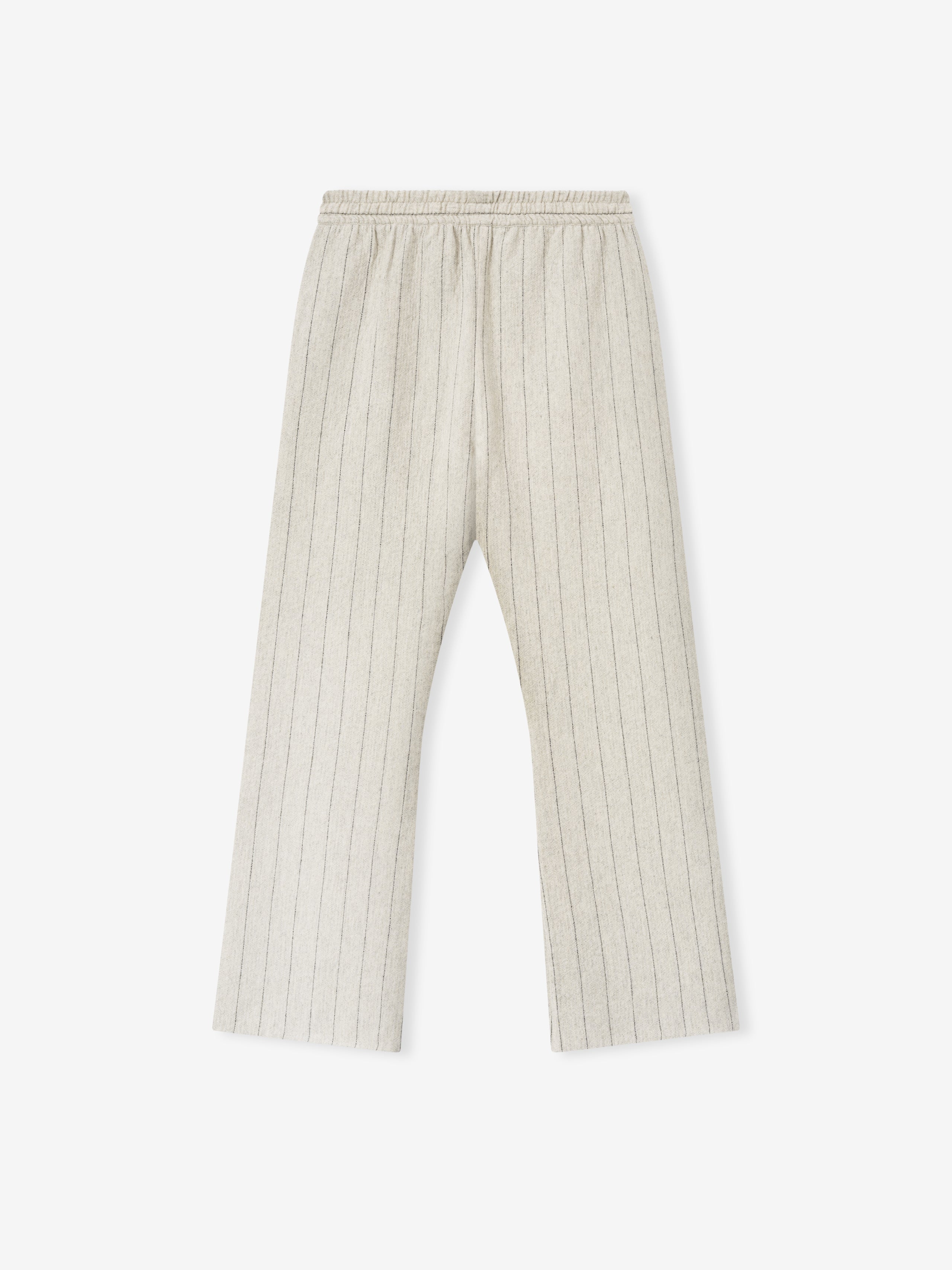 Essentials Double Face Wool Baseball Flared Pants Light Beige/Black