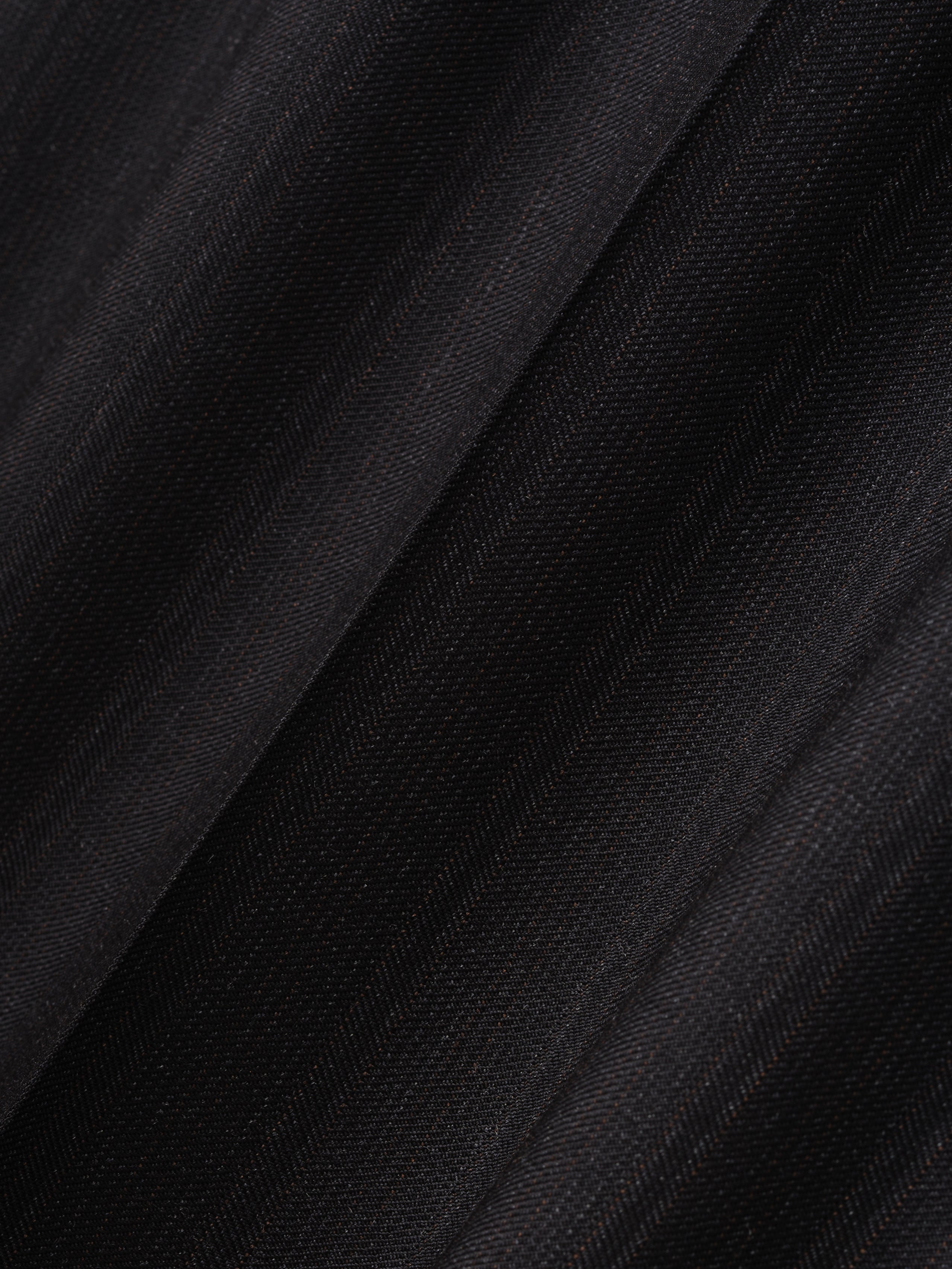 Essentials Black Striped Wool Wide Leg Drawstring Pants Black Striped