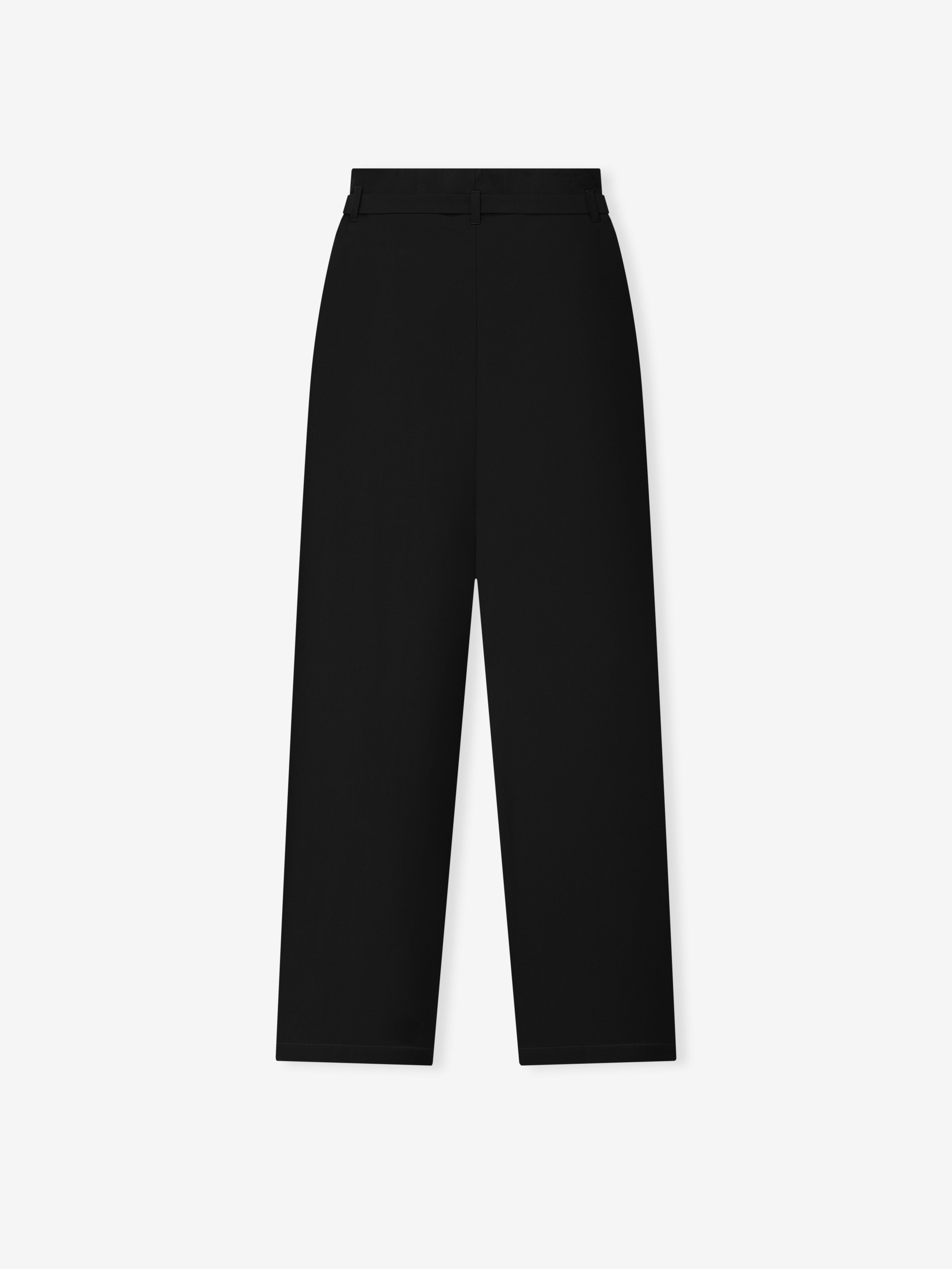 Essentials Easy Care Wool Wrap Pants Black