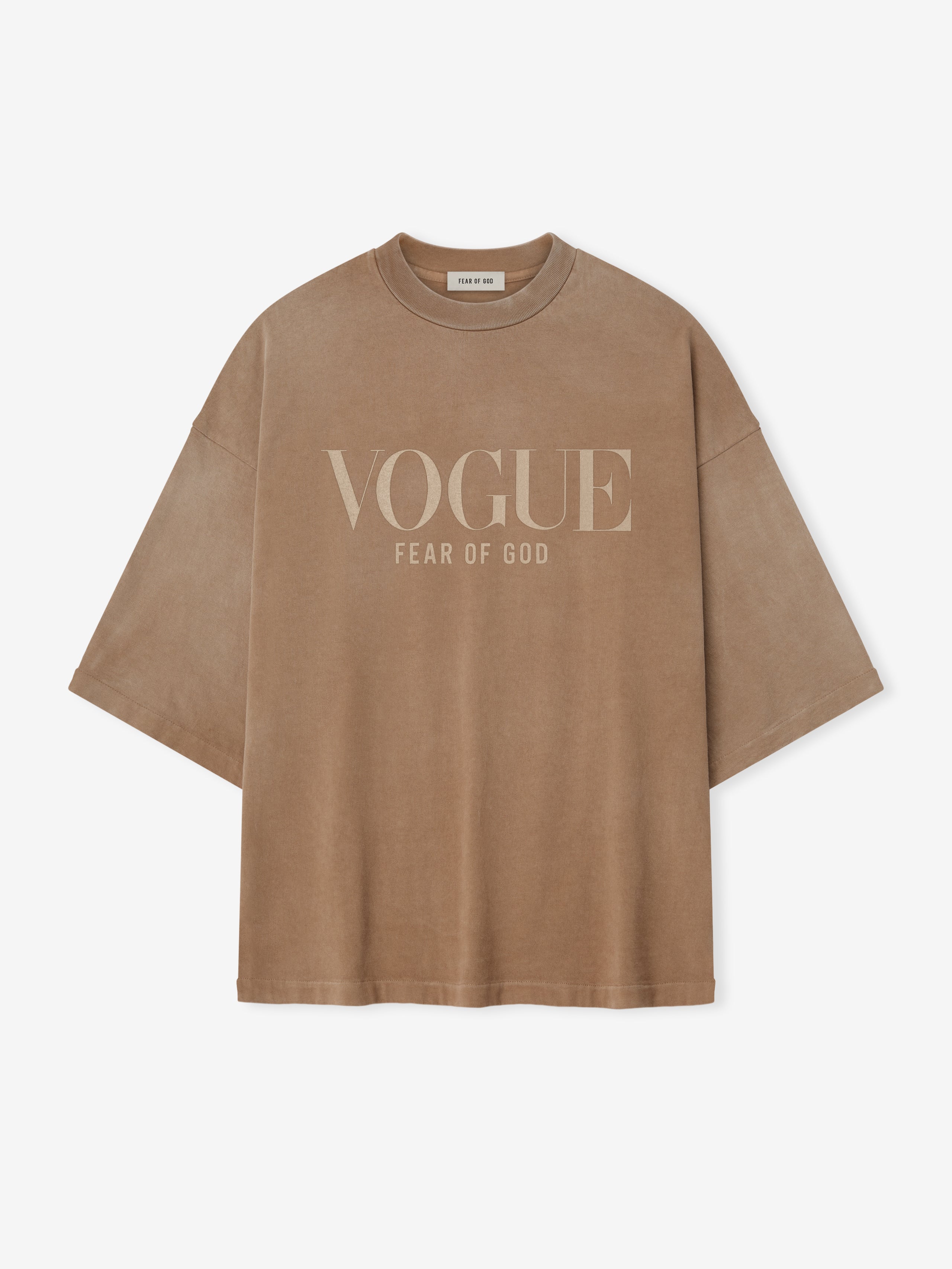 Essentials Vogue Fear Of God Neighborhood Tee Dune Pearl