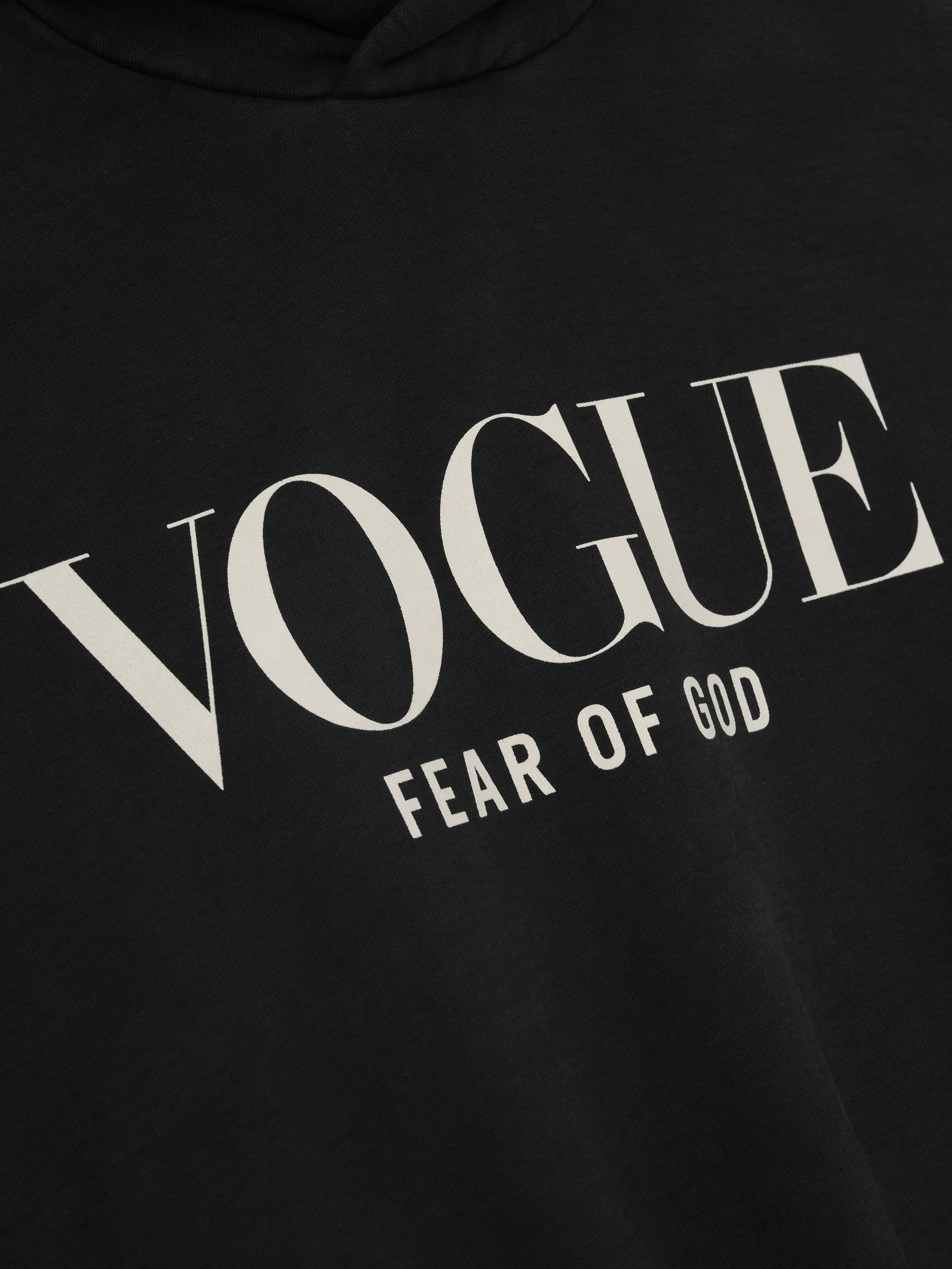 Essentials Vogue Fear Of God Neighborhood Hoodie Black