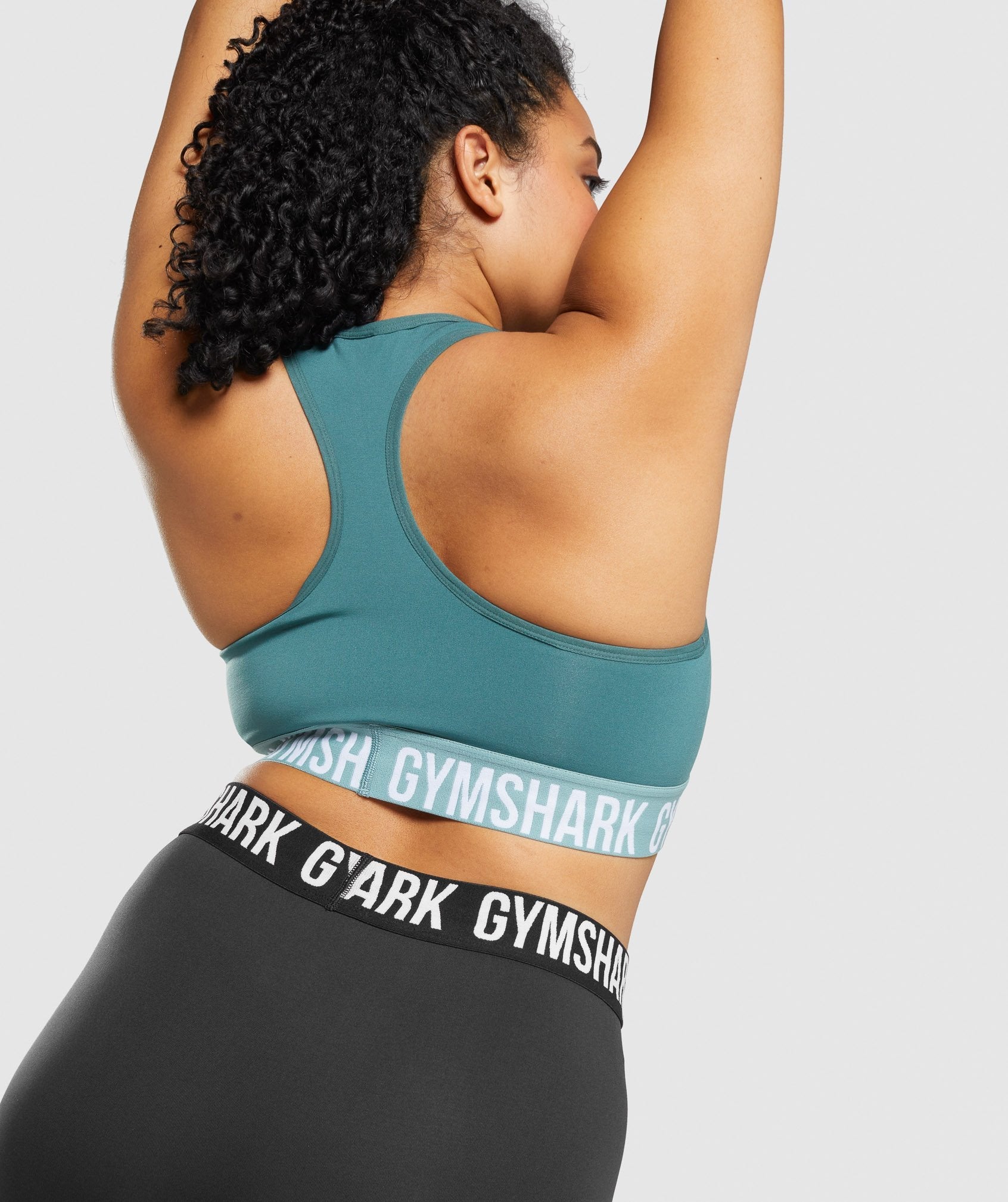 Women's Gymshark Fit Seamless Sports Bra Dark Green
