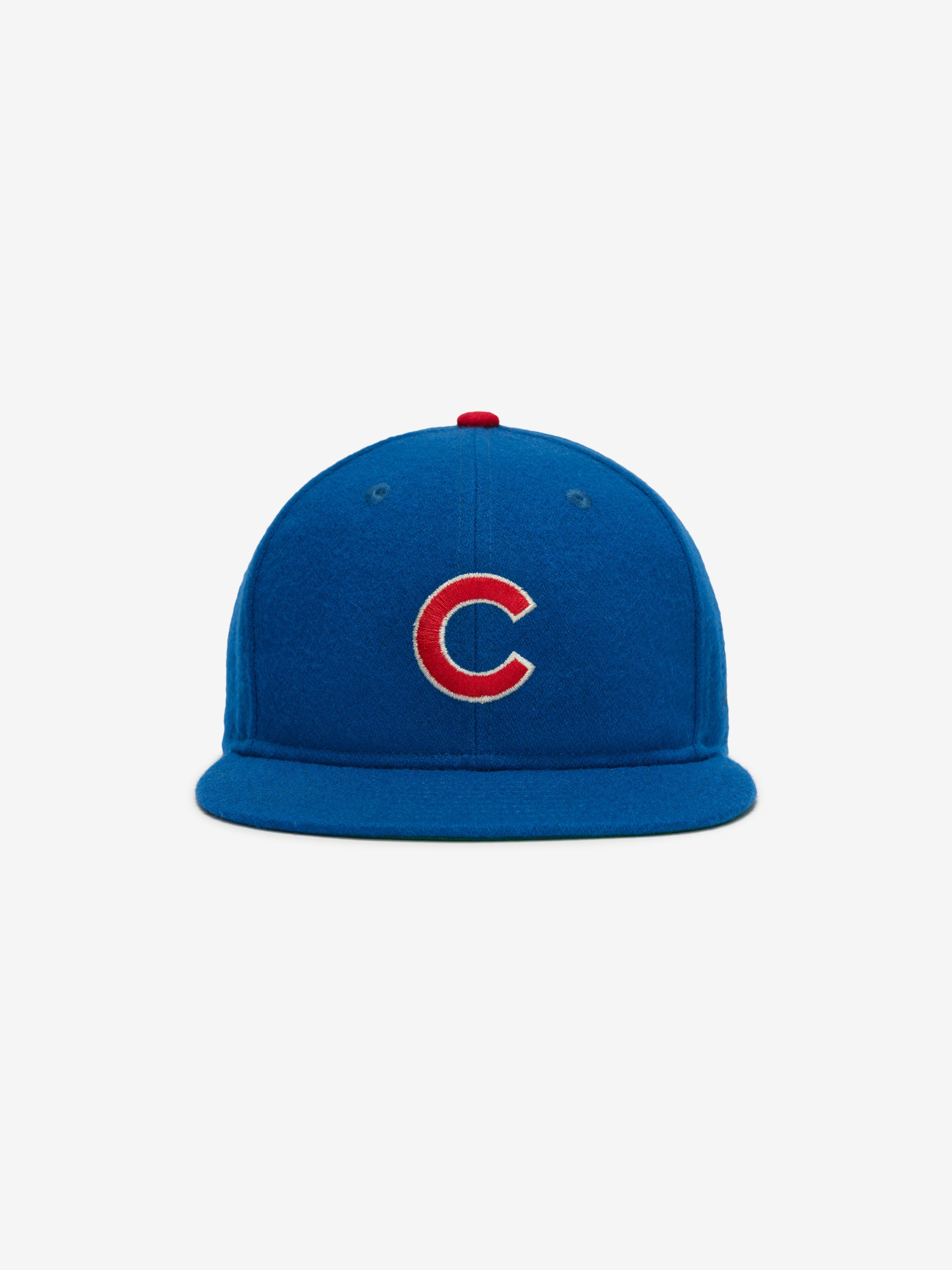 Essentials Chicago Cubs Wool Retro Crown 59Fifty Fitted Cap Blue