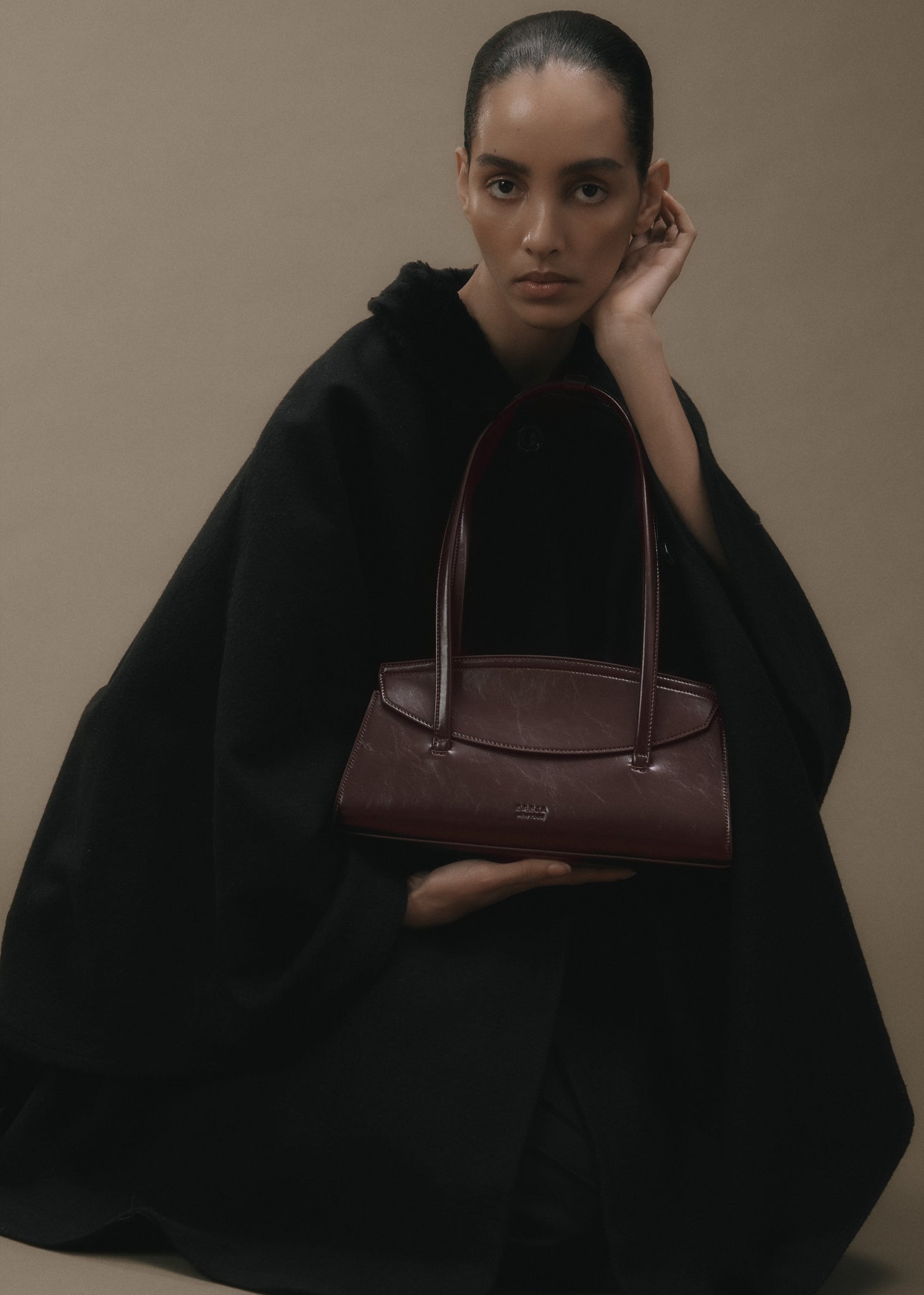 Freja Caroline Bag Raisin Gloss