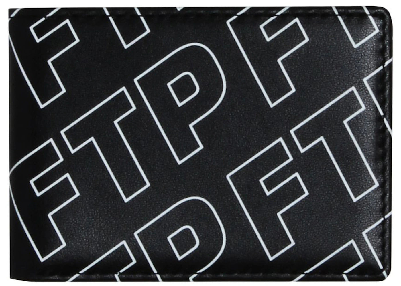 Ftp All Over Outline Logo Wallet Black