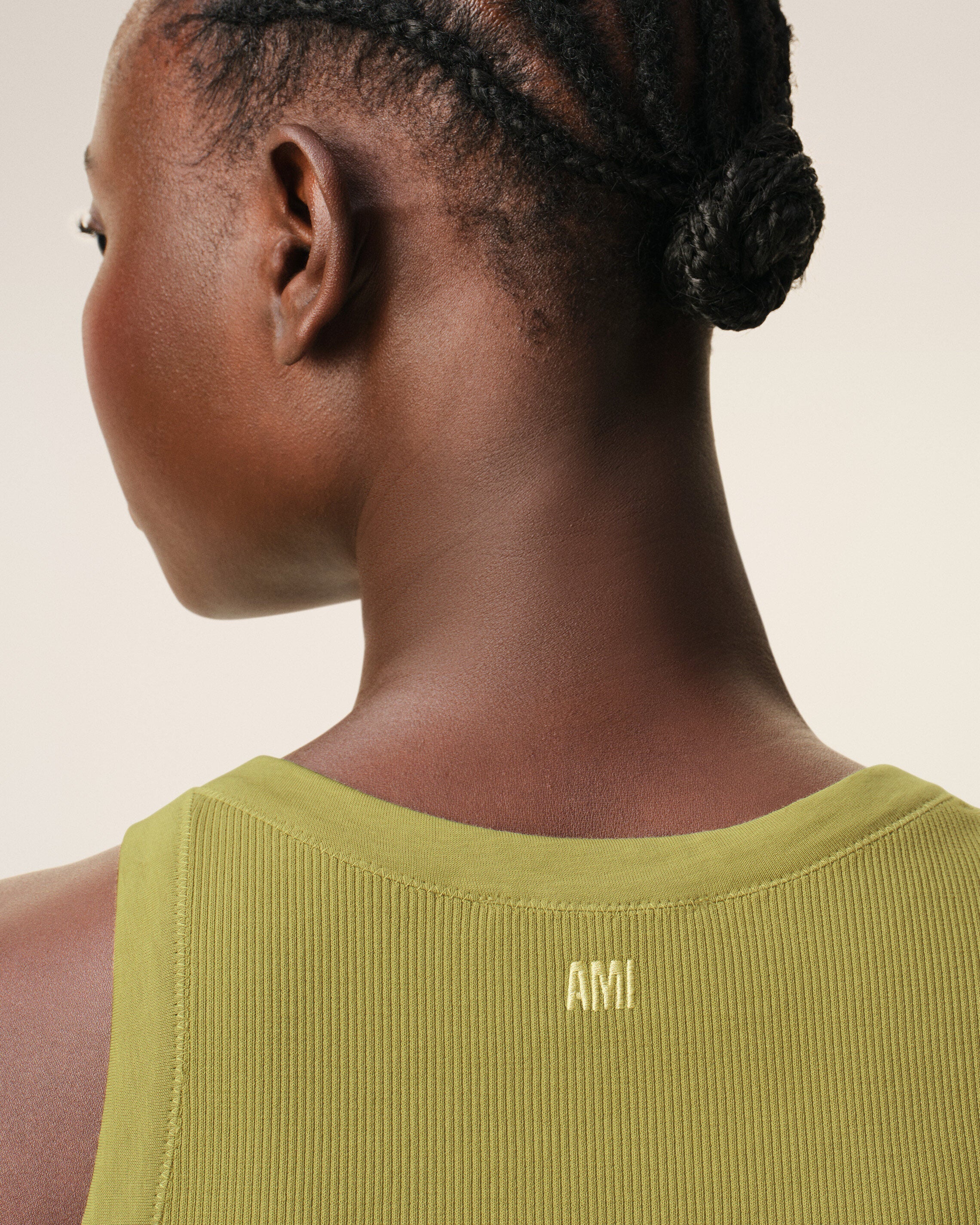 Green Cotton Ami De Coeur Tanktop Women's