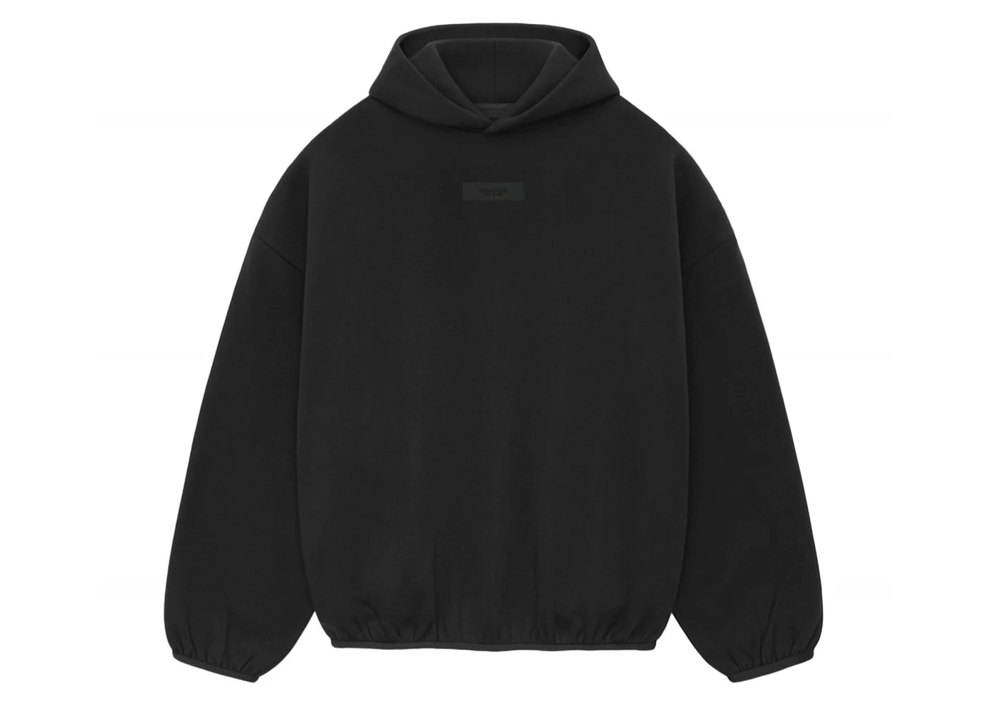 fear of god essentials core collection hoodie black