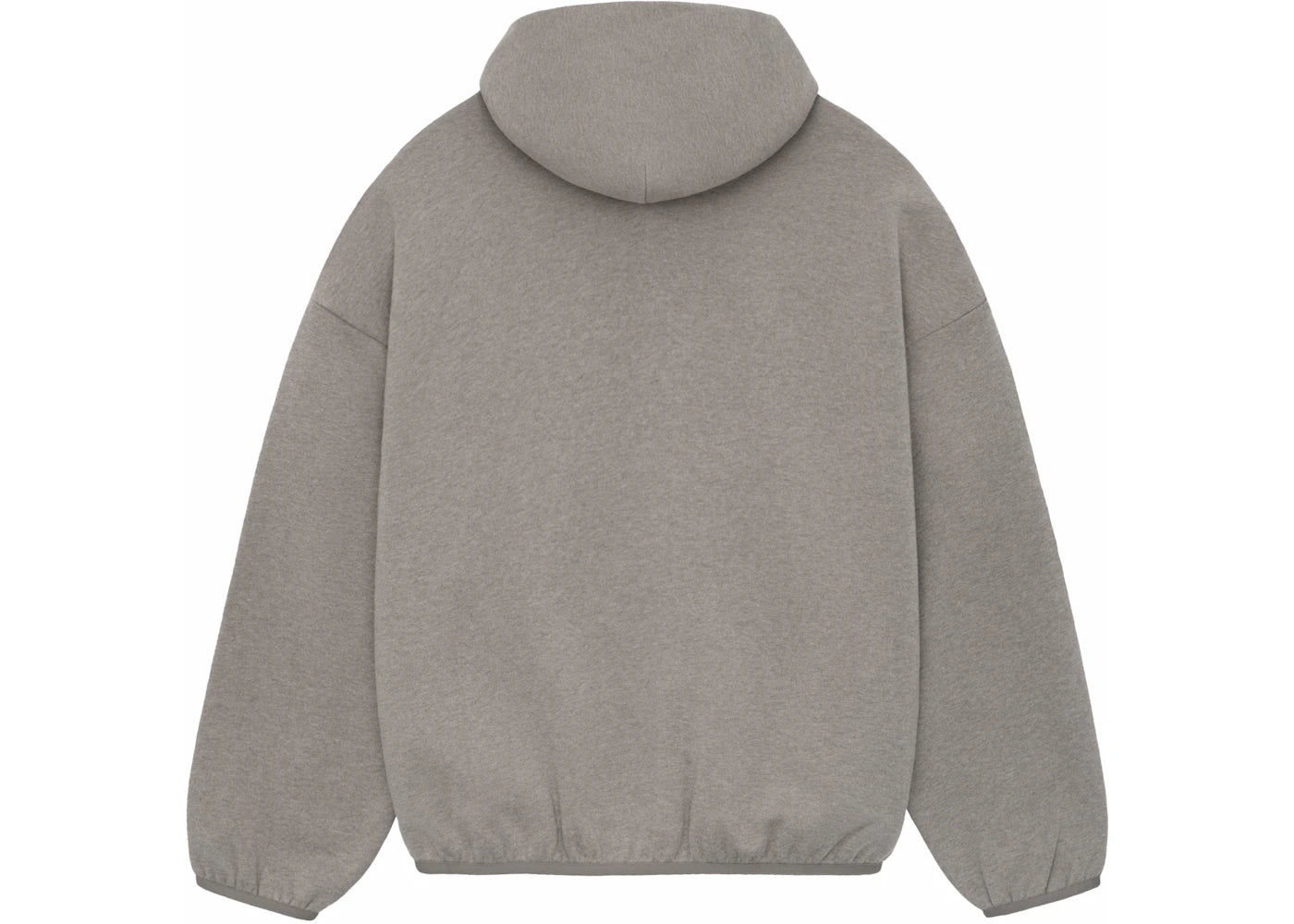 fear of god essentials core collection hoodie heather grey