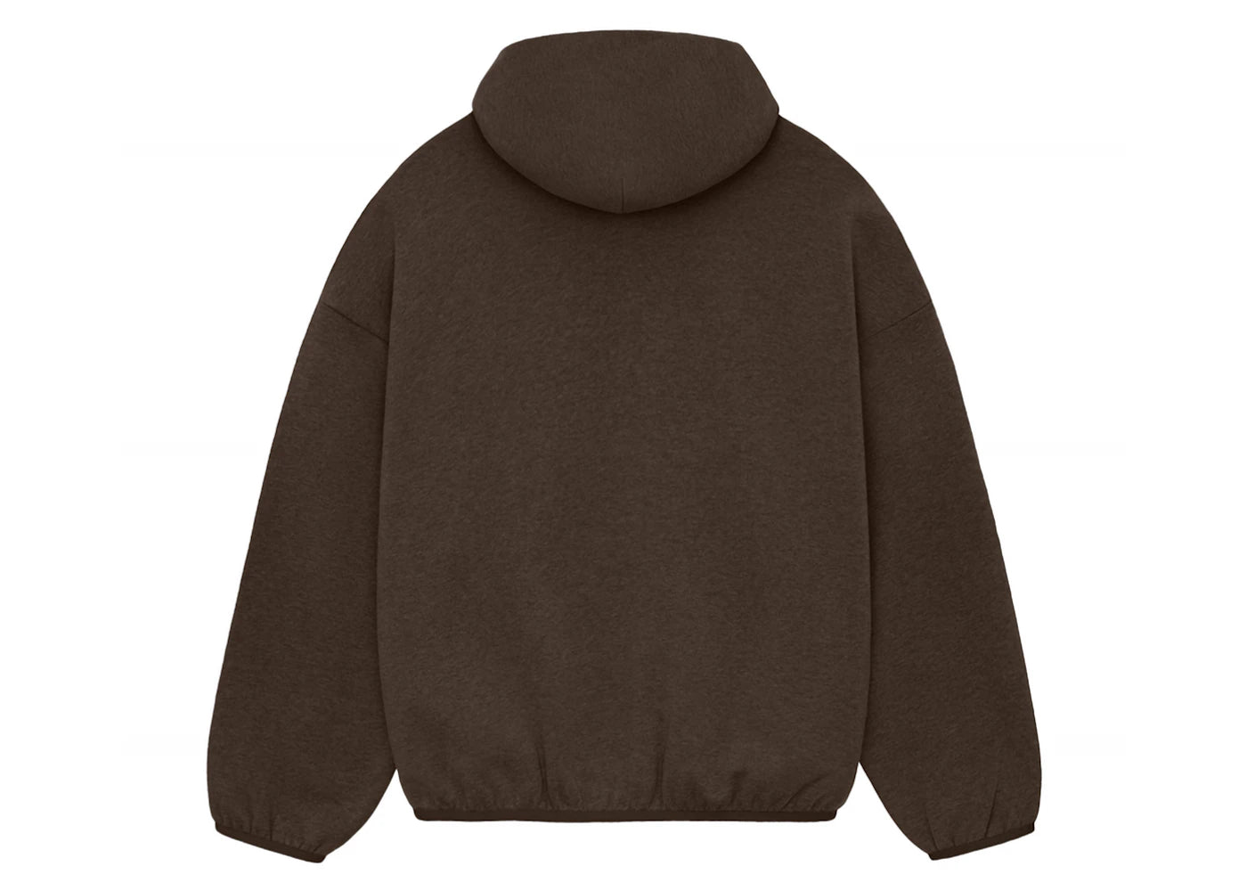 fear of god essentials core collection hoodie heather wood