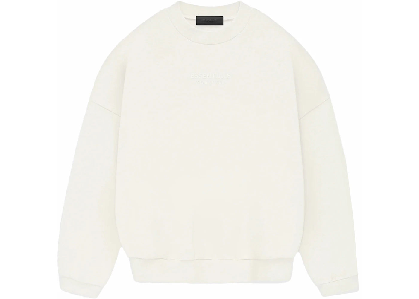fear of god essentials crewneck cloud dancer