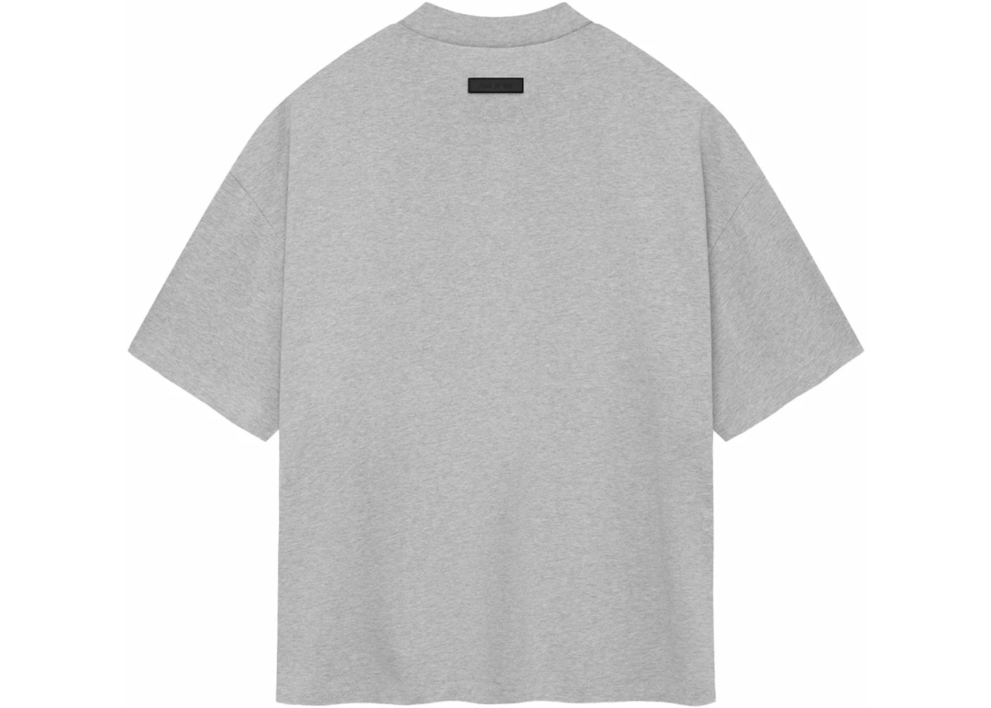 fear of god essentials heavy jersey crewneck tee light heather grey