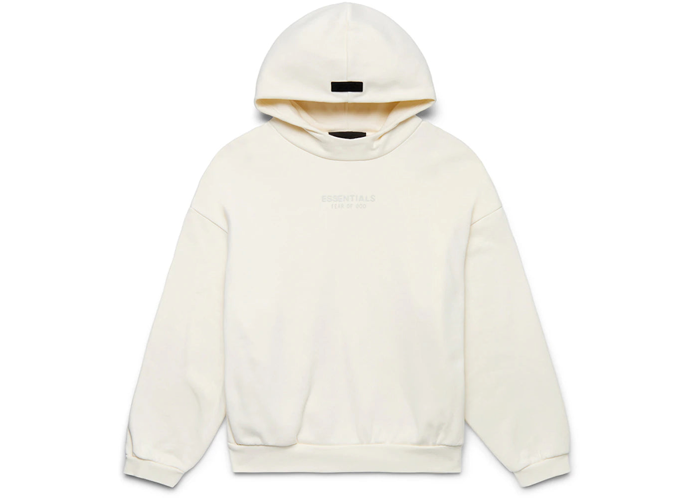 fear of god essentials hoodie cloud dancer
