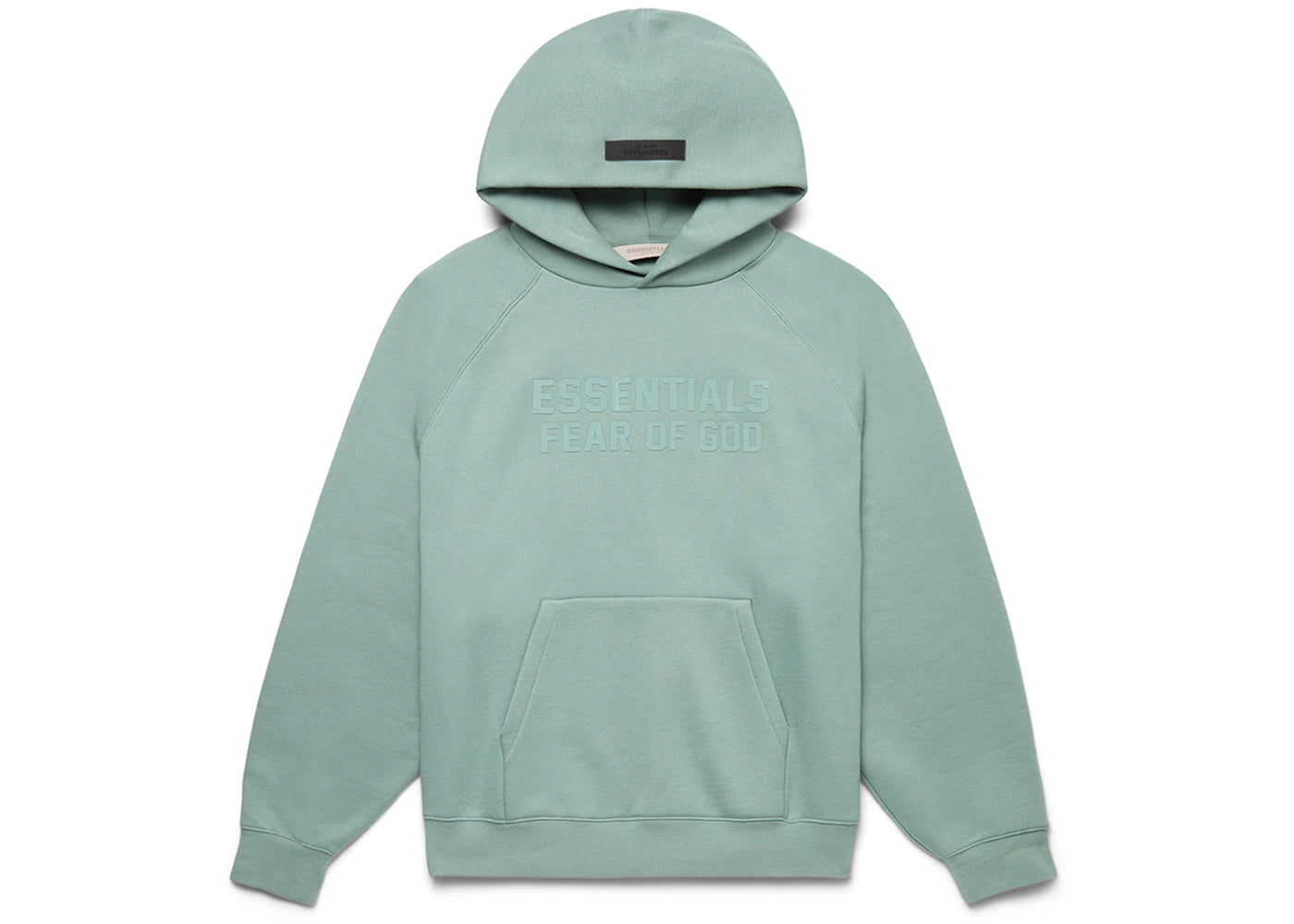 fear of god essentials hoodie sycamore