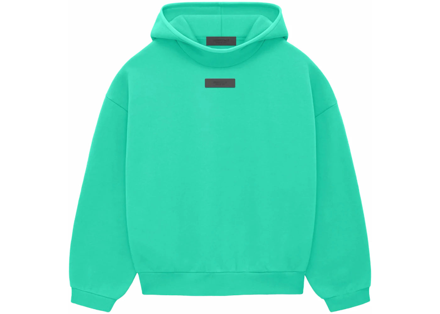 fear of god essentials pullover hoodie mint leaf