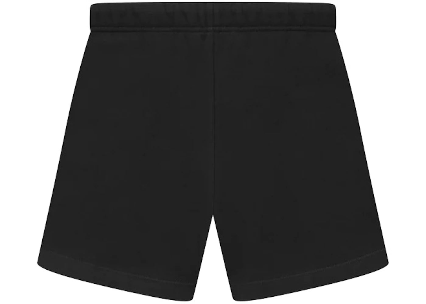 fear of god essentials cream drawstring sweatshort jet black