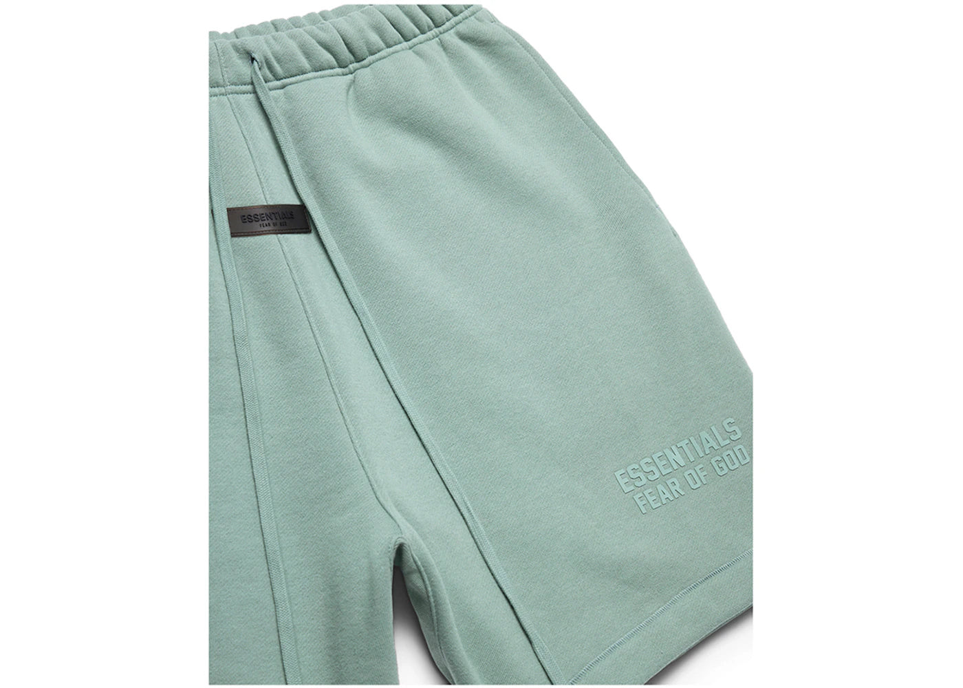 fear of god essentials sweatshort sycamore