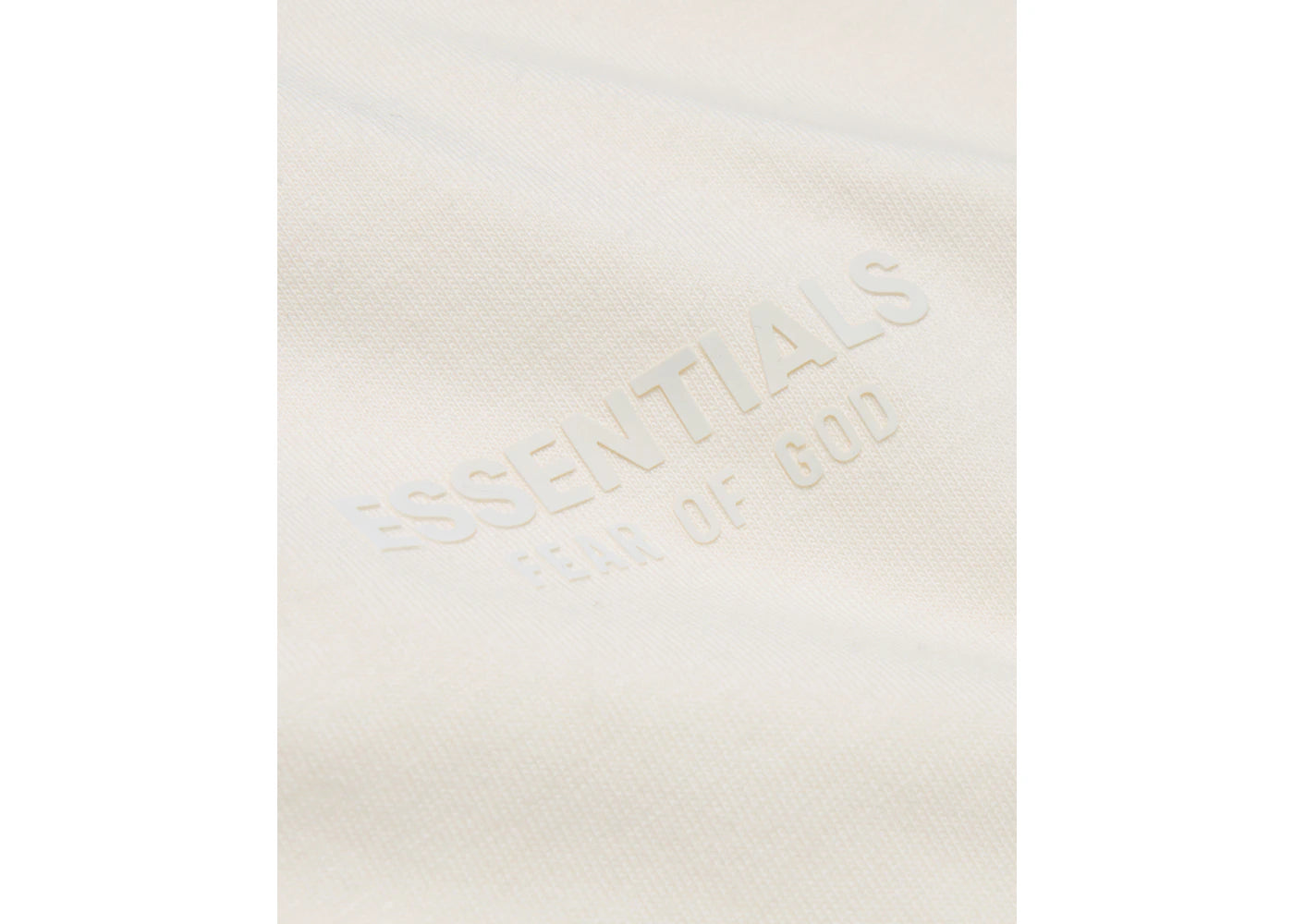 fear of god essentials tee cloud dancer