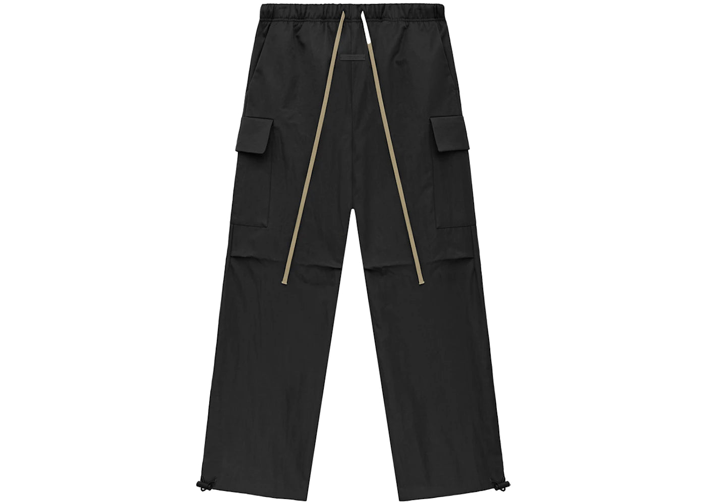 fear of god essentials textured nylon field pant black