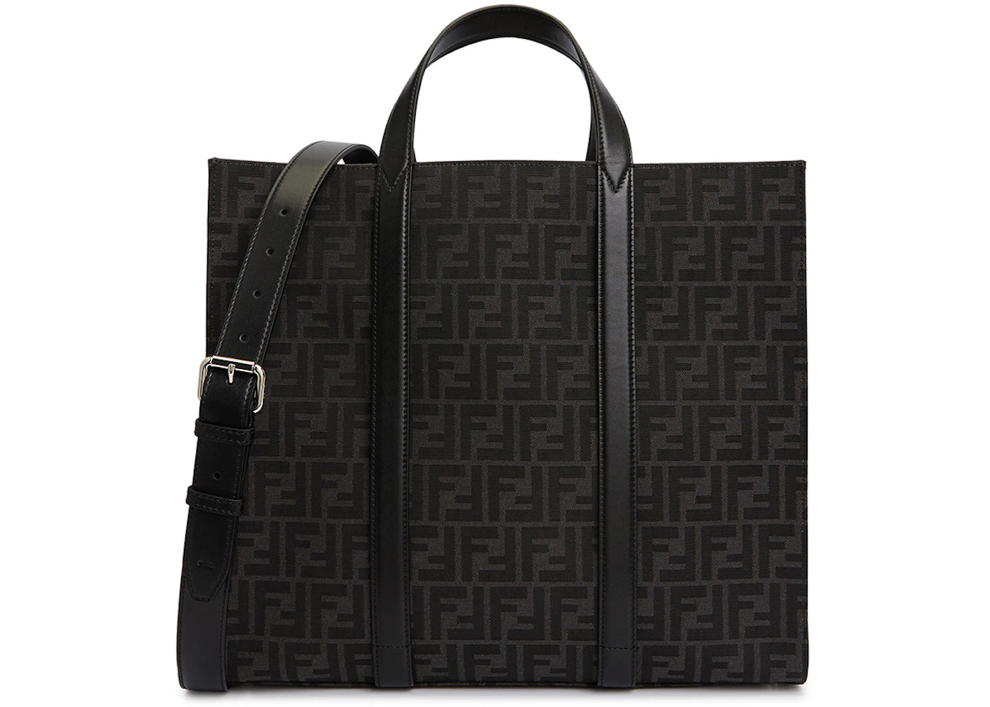 Fendi Ff Shpper Bag Shopper Bag Black