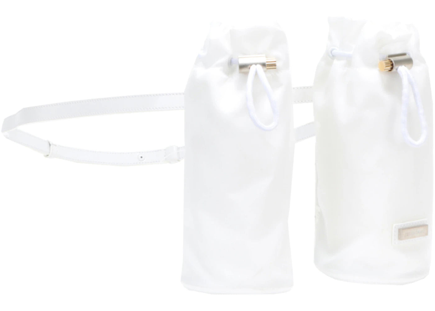 Ferragamo Double-Bottle Belt Bag White