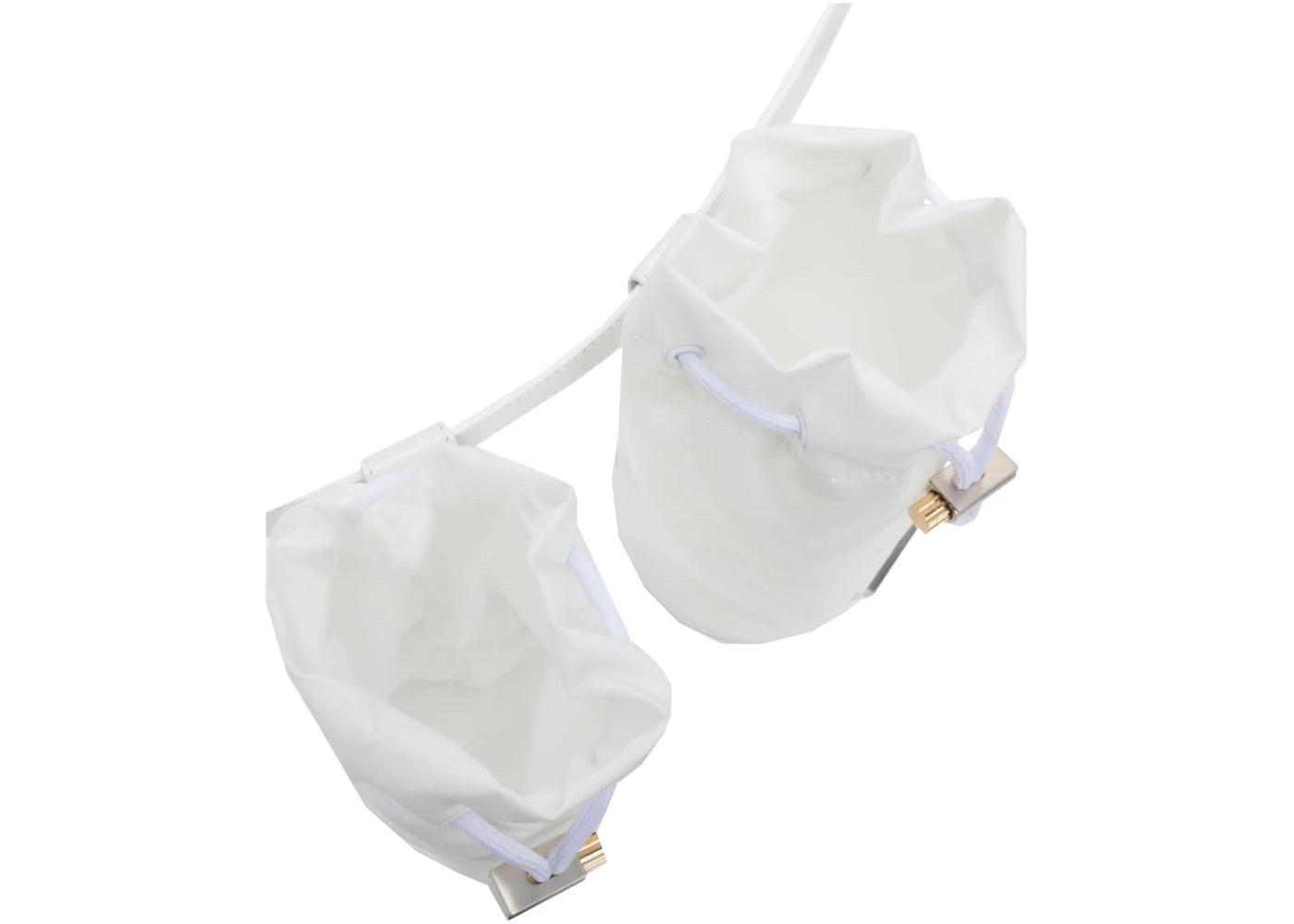 Ferragamo Double-Bottle Belt Bag White