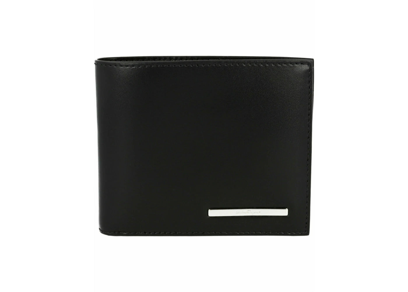 Ferragamo Leather Bifold Wallet Black