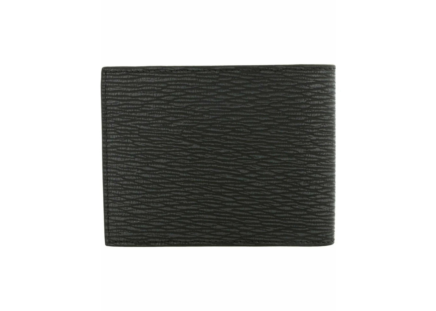 Ferragamo Revival Leather Bifold Wallet Dark Grey