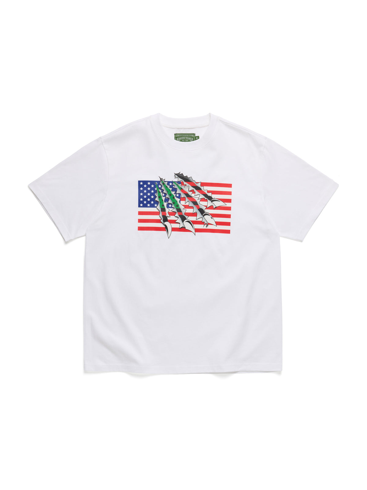 Denim Tears Flag Claw Tee White