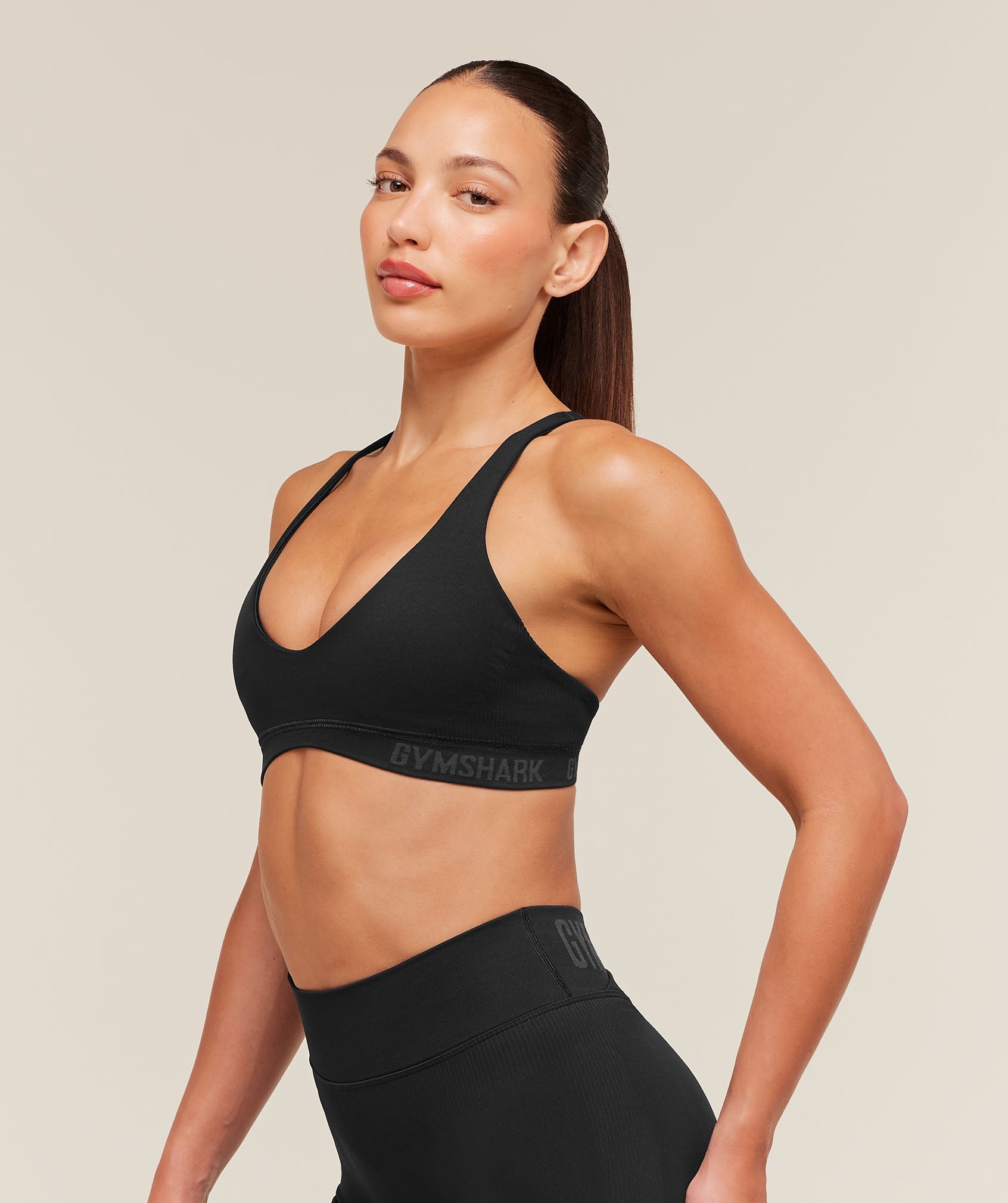 Women's Gymshark Flex V4 Sports Bra Black