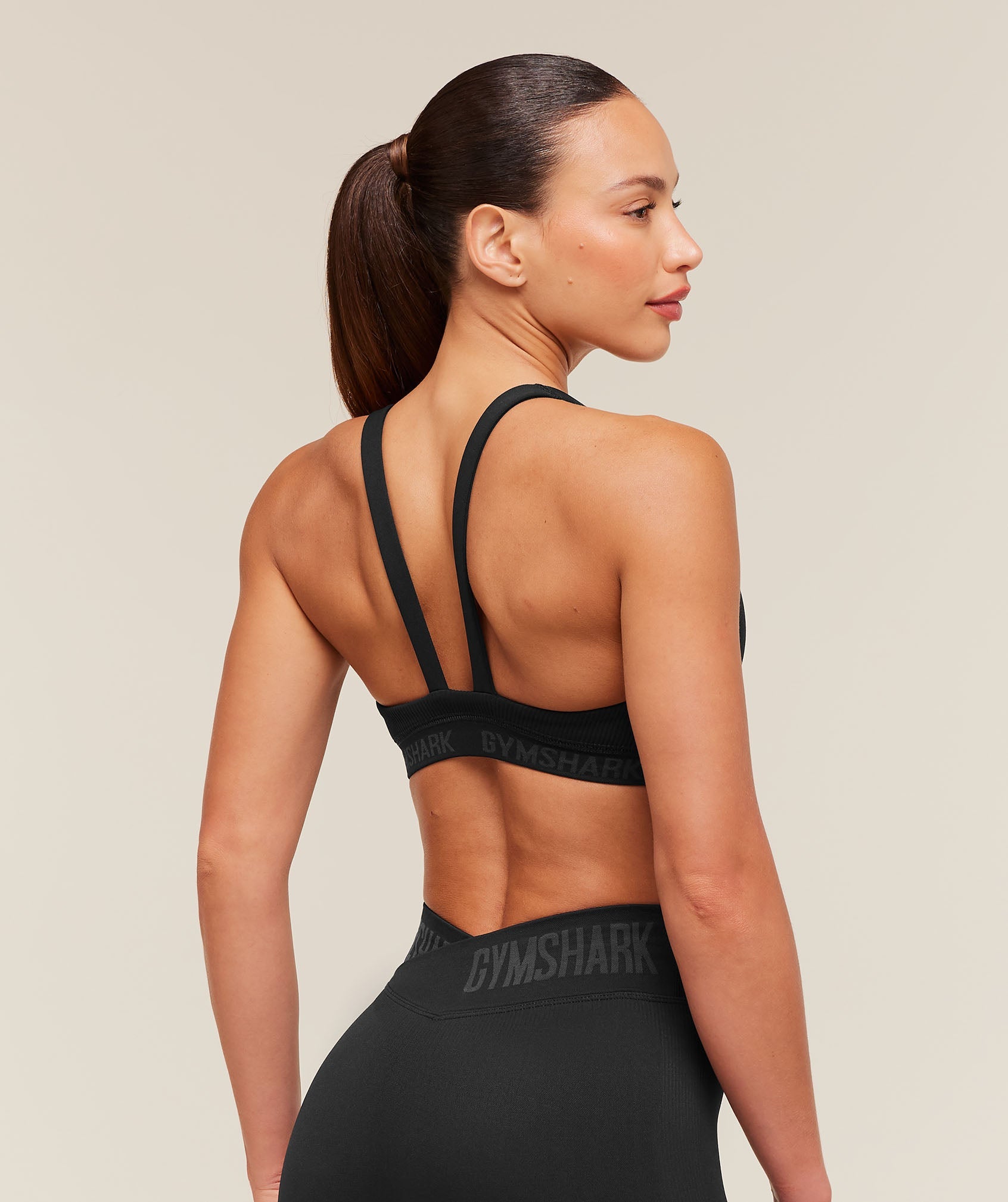 Women's Gymshark Flex V4 Sports Bra Black