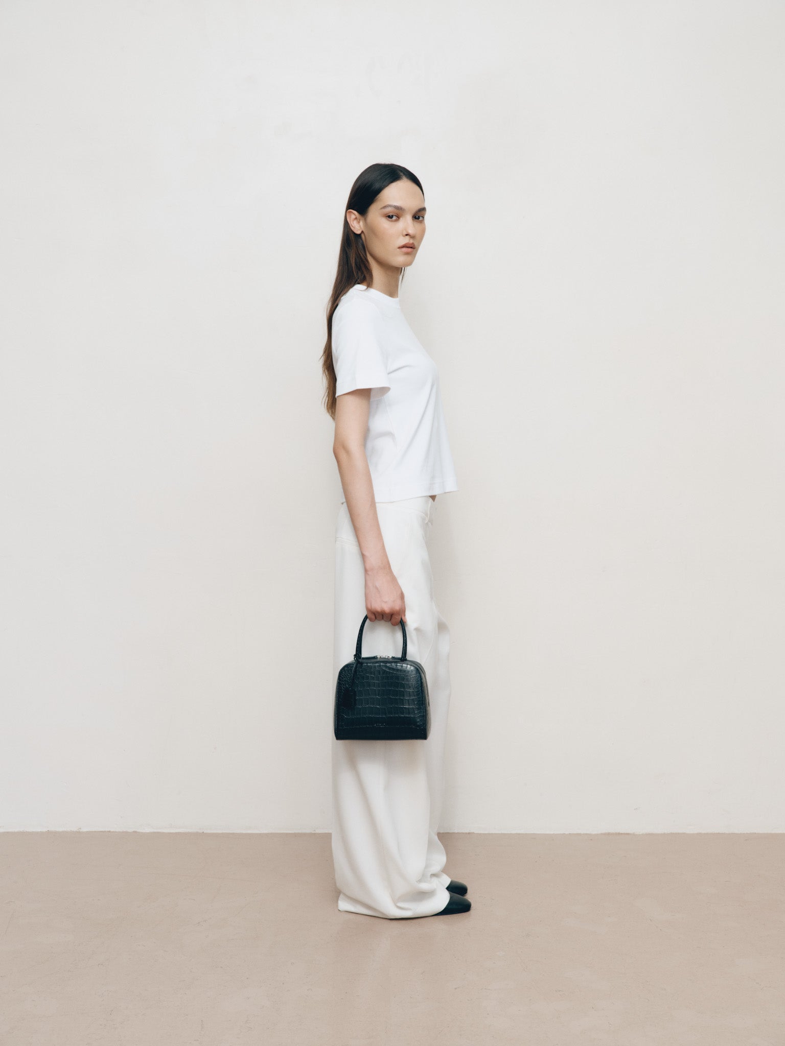 Freja Miro Bag Black Croc