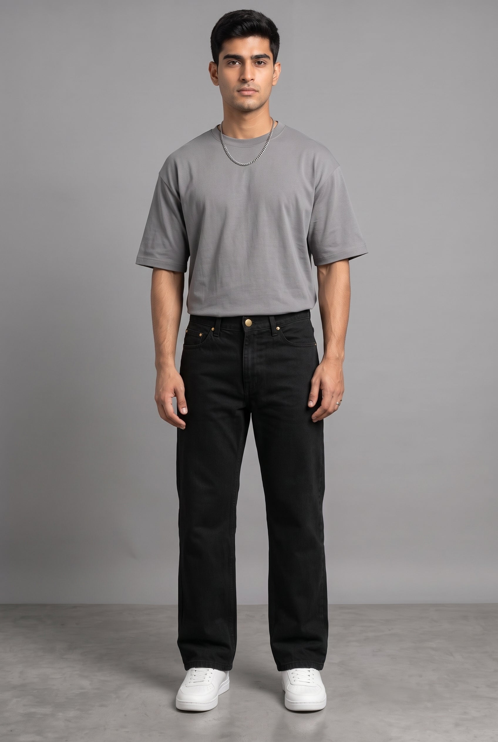 CLASSIC BLACK DENIM MEN'S JEANS