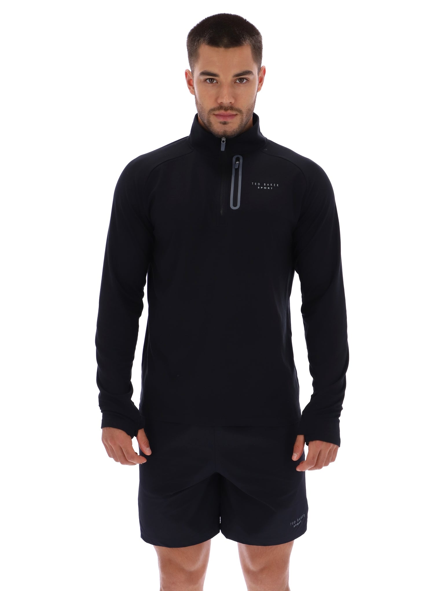 Ted Baker Gary Quick Dry 14 Zip Training Top