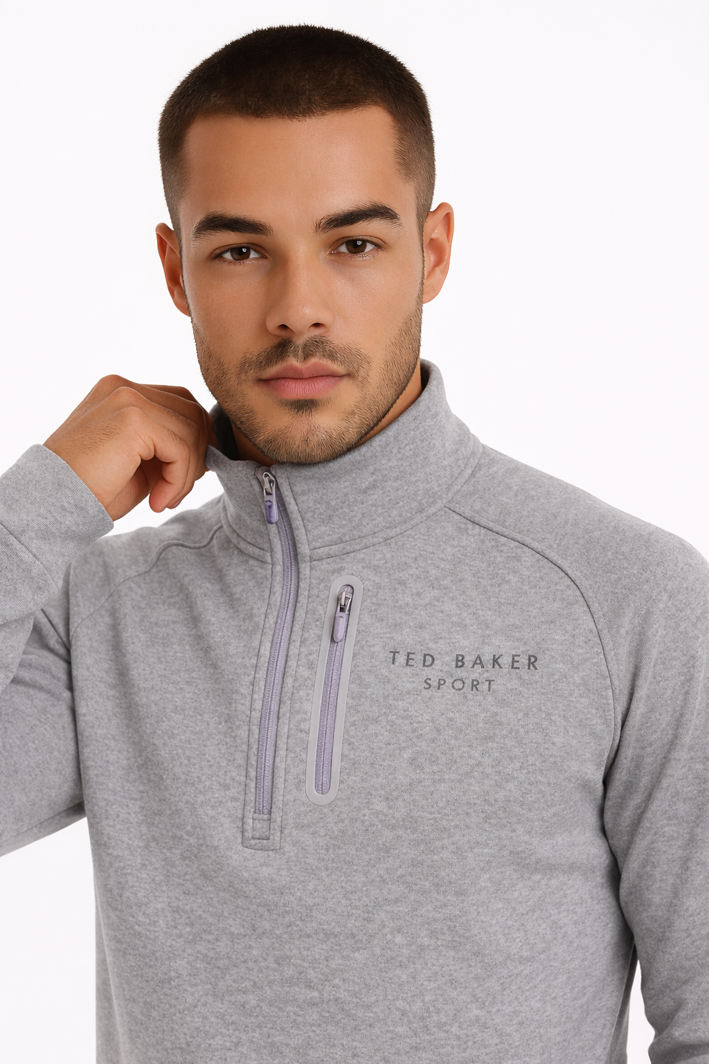 Ted Baker Gary Quick Dry 14 Zip Training Top