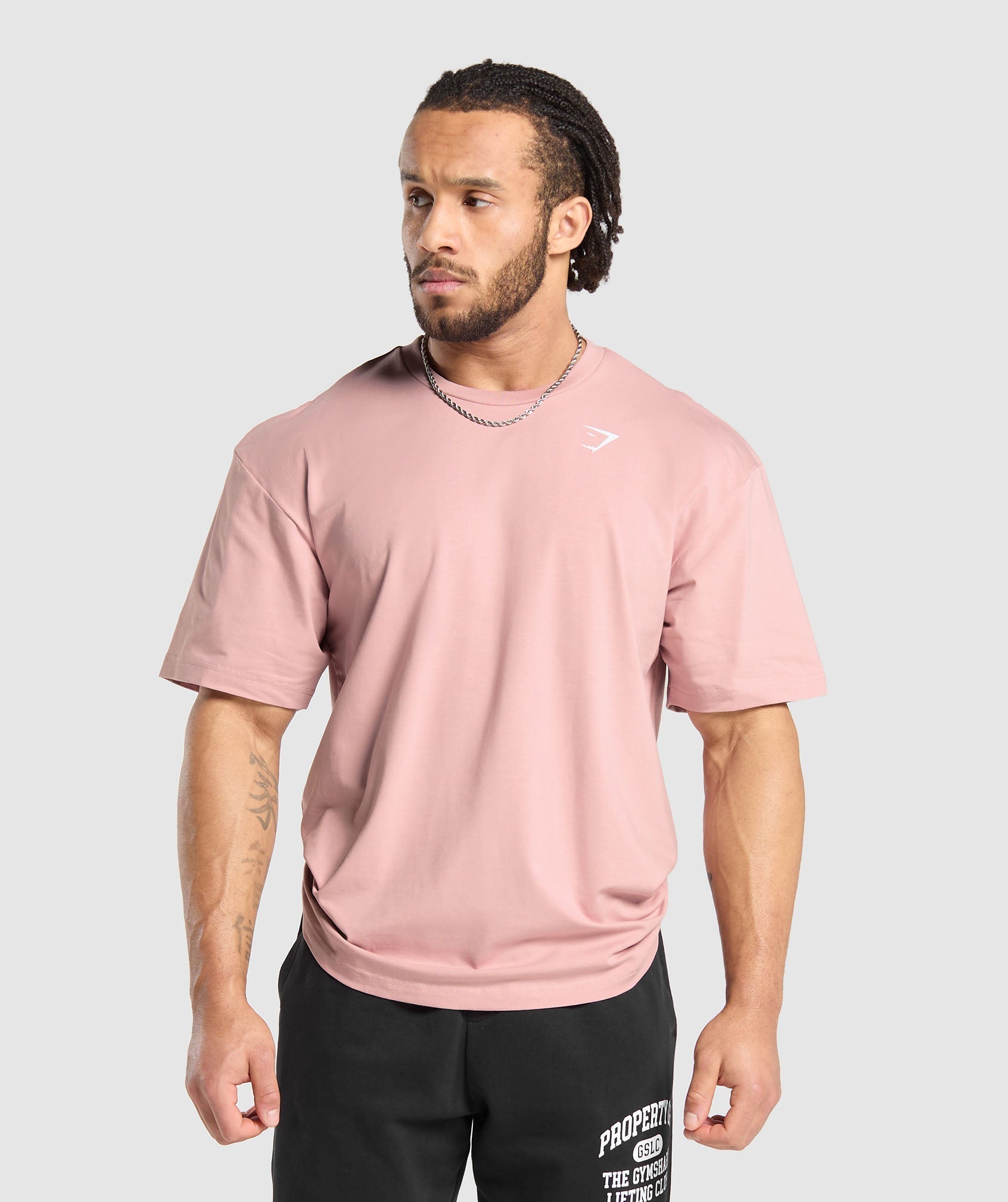 Gymshark Heavy Duty Apparel T-Shirt Light Pink