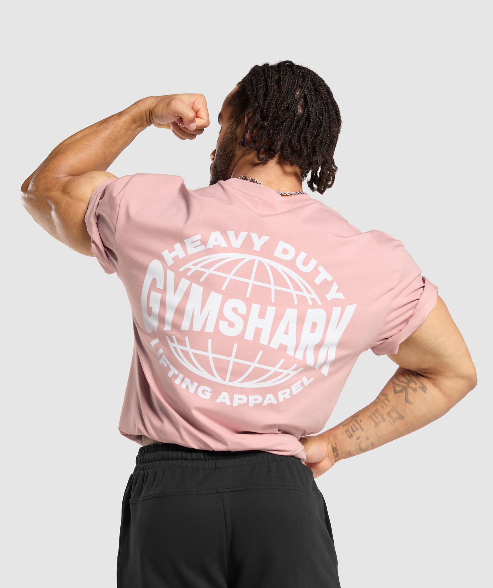 Gymshark Heavy Duty Apparel T-Shirt Light Pink
