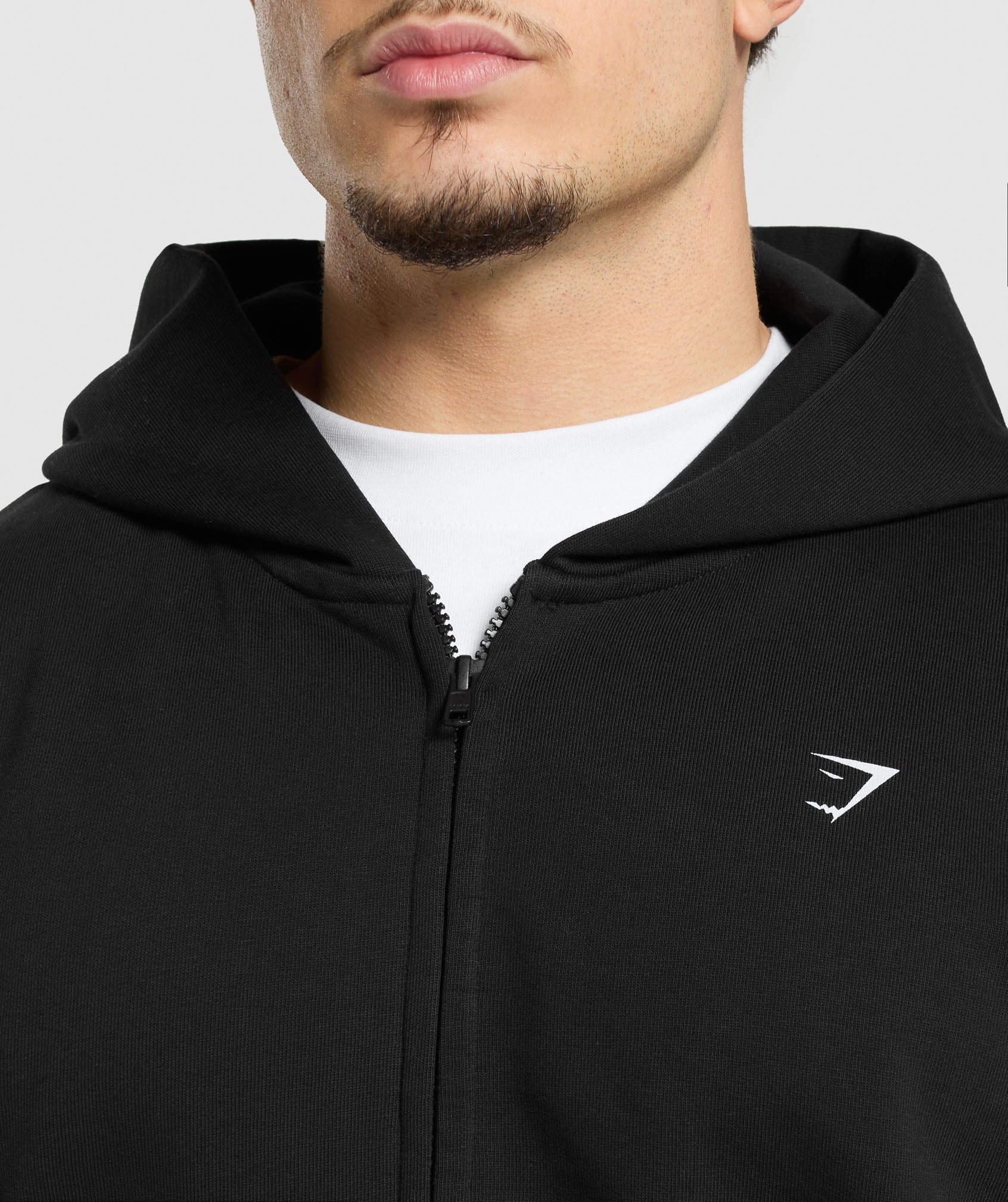 Gymshark Atlas Zip Up Hoodie Black